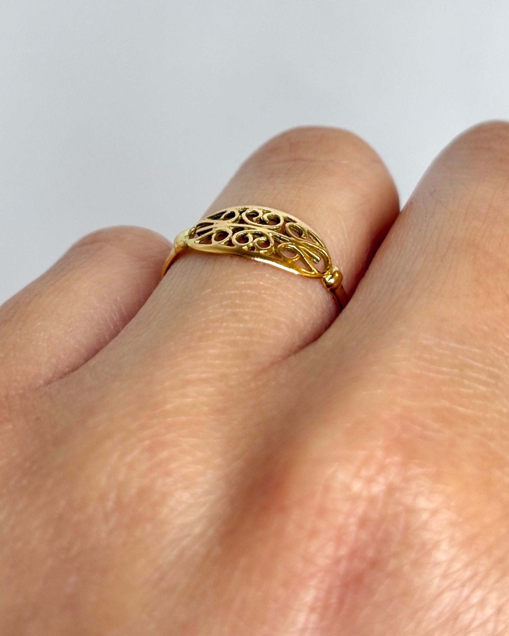 Bague Vintage Or Jaune "Tara" - Elliade Paris