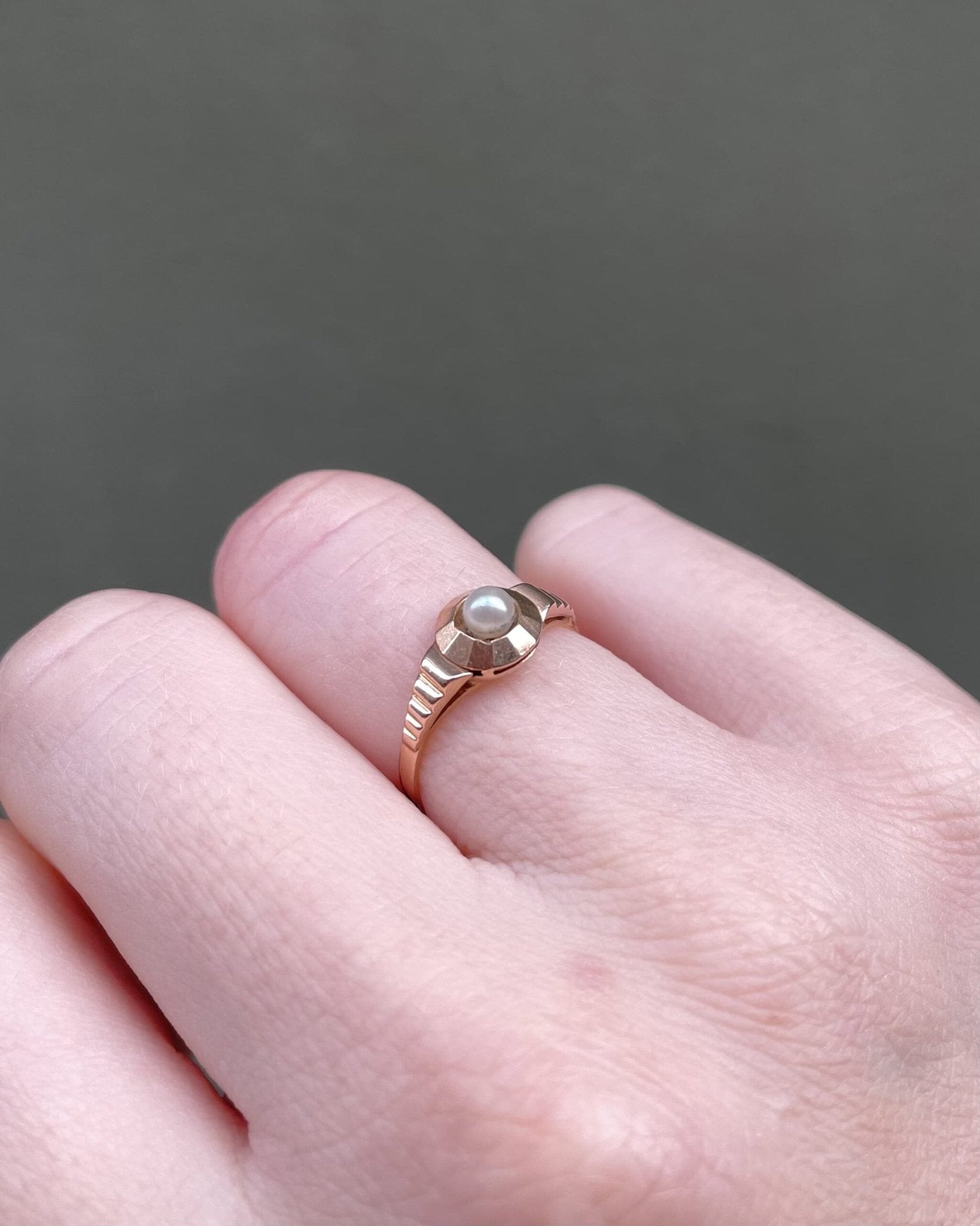 Bague Vintage Perle "Julietta" - Elliade Paris