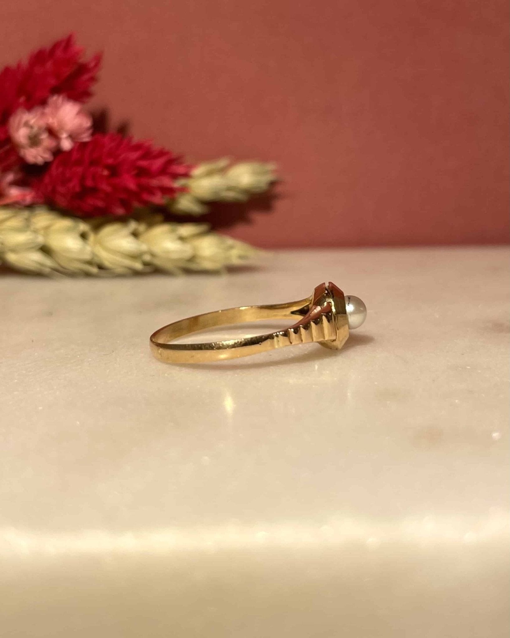 Bague Vintage Perle "Julietta" - Elliade Paris