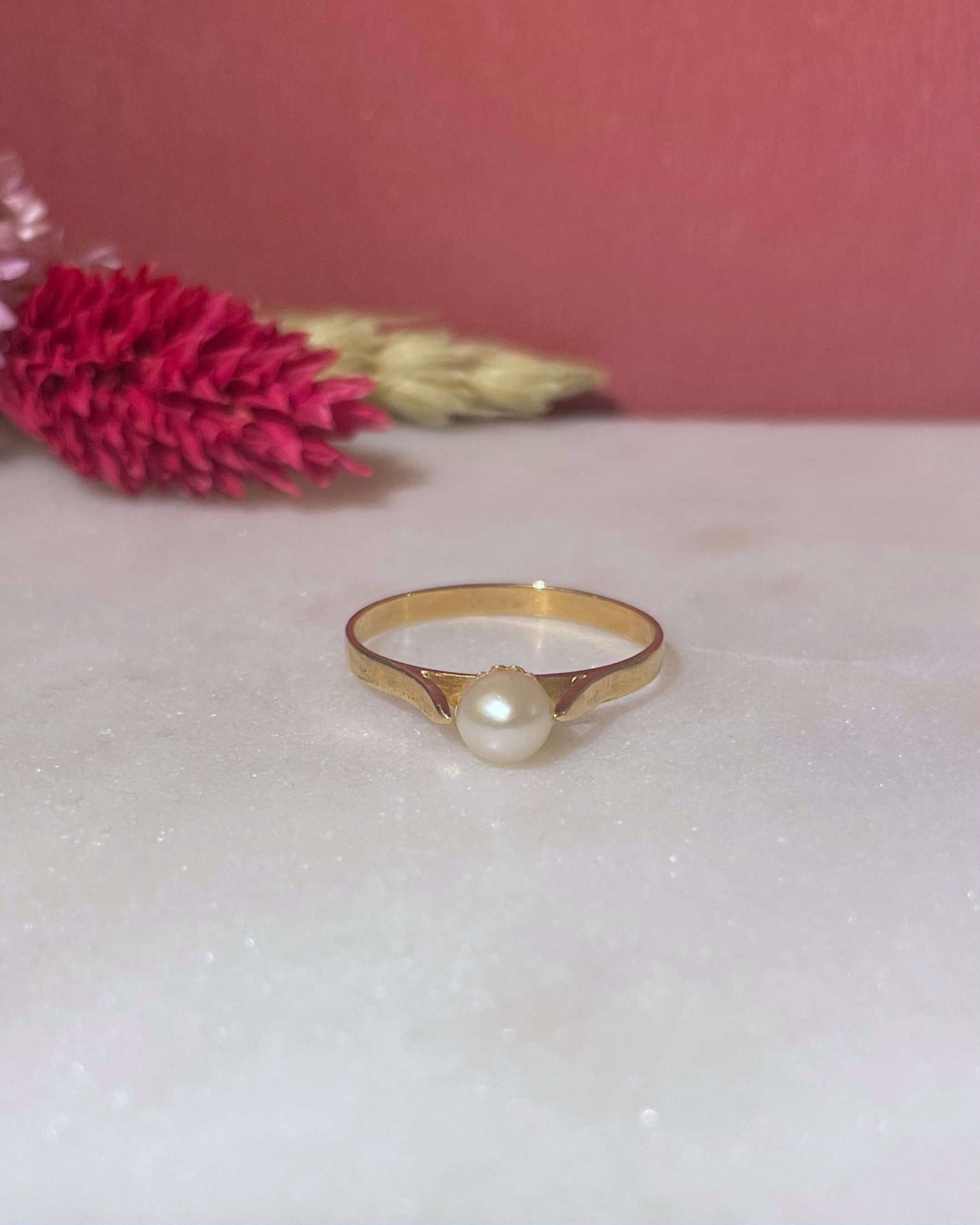 Bague Vintage Perle "Linda" - Elliade Paris