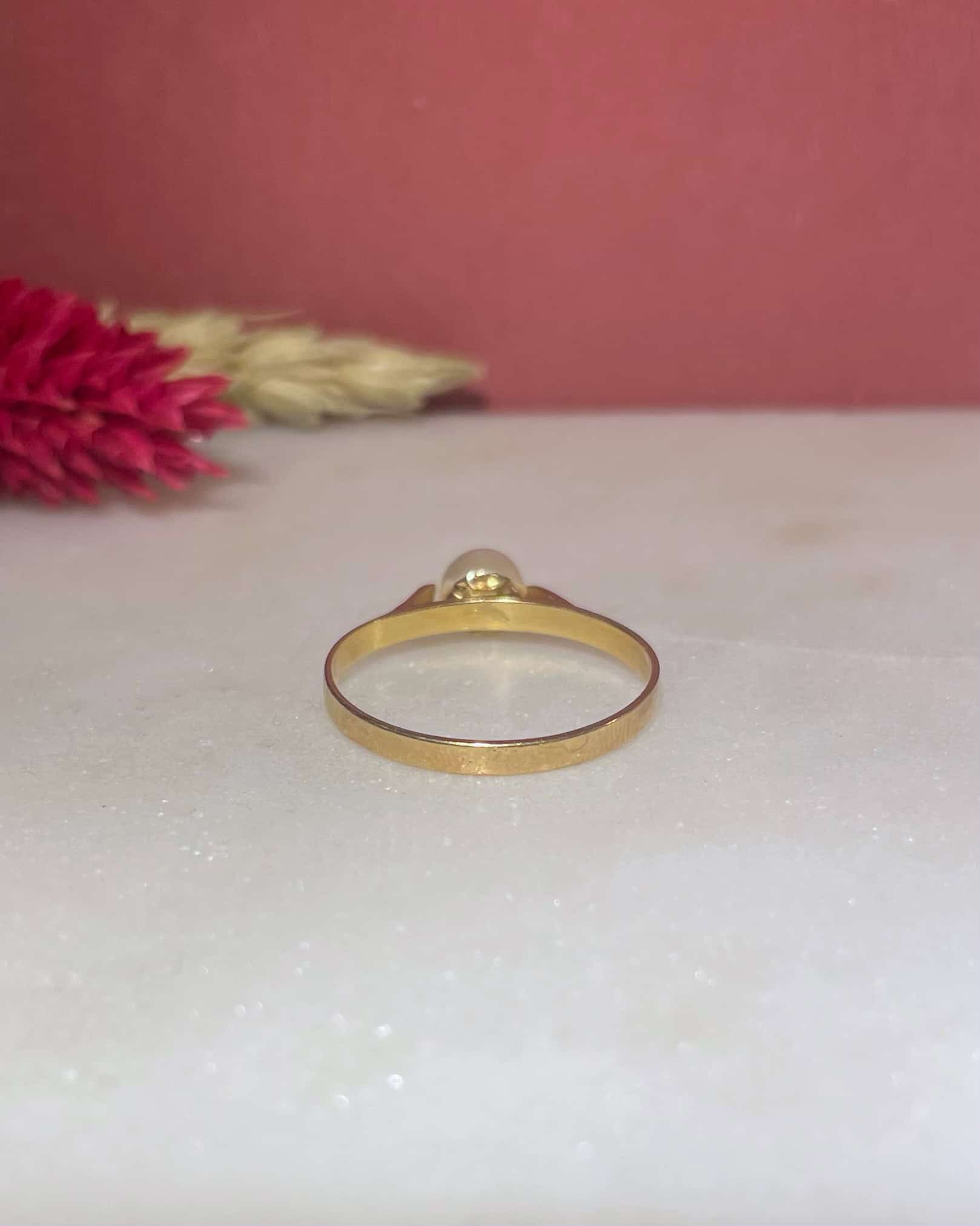 Bague Vintage Perle "Linda" - Elliade Paris
