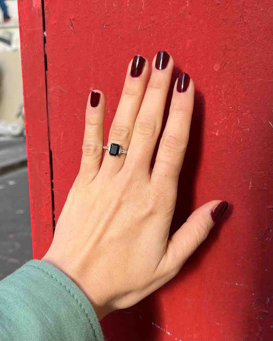 Bague Vintage Saphir & Diamants "Nayra" - Elliade Paris