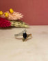 Bague Vintage Saphir Marquise 0.70 carat & Diamants "Gaya" - Elliade Paris