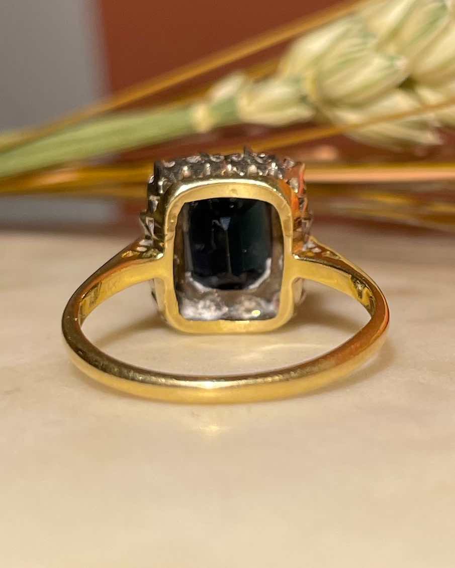 Bague Marguerite Saphir & Diamants "Marlène"