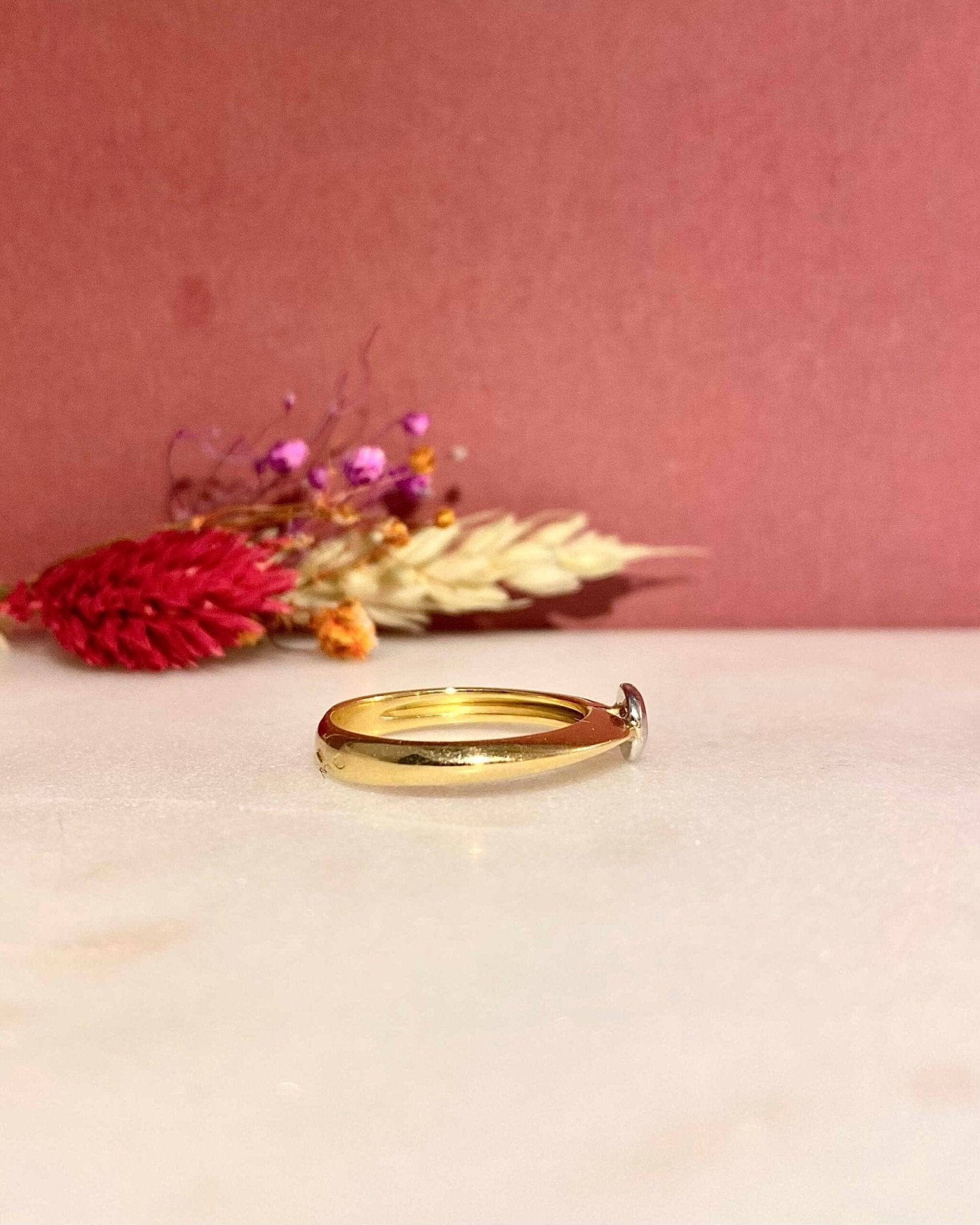 Bague Vintage Solitaire Diamant "Lola" - Elliade Paris