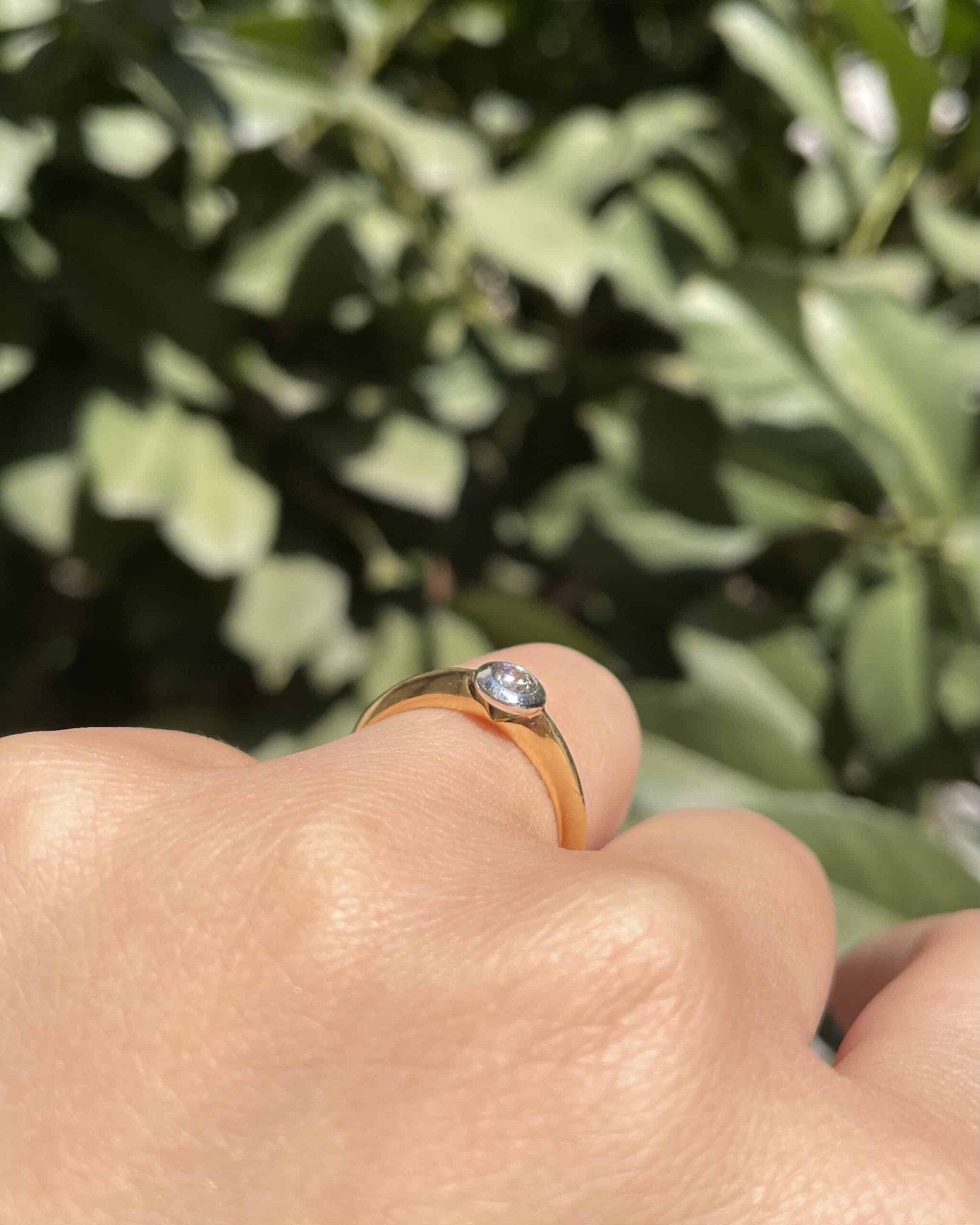 Bague Vintage Solitaire Diamant "Lola" - Elliade Paris