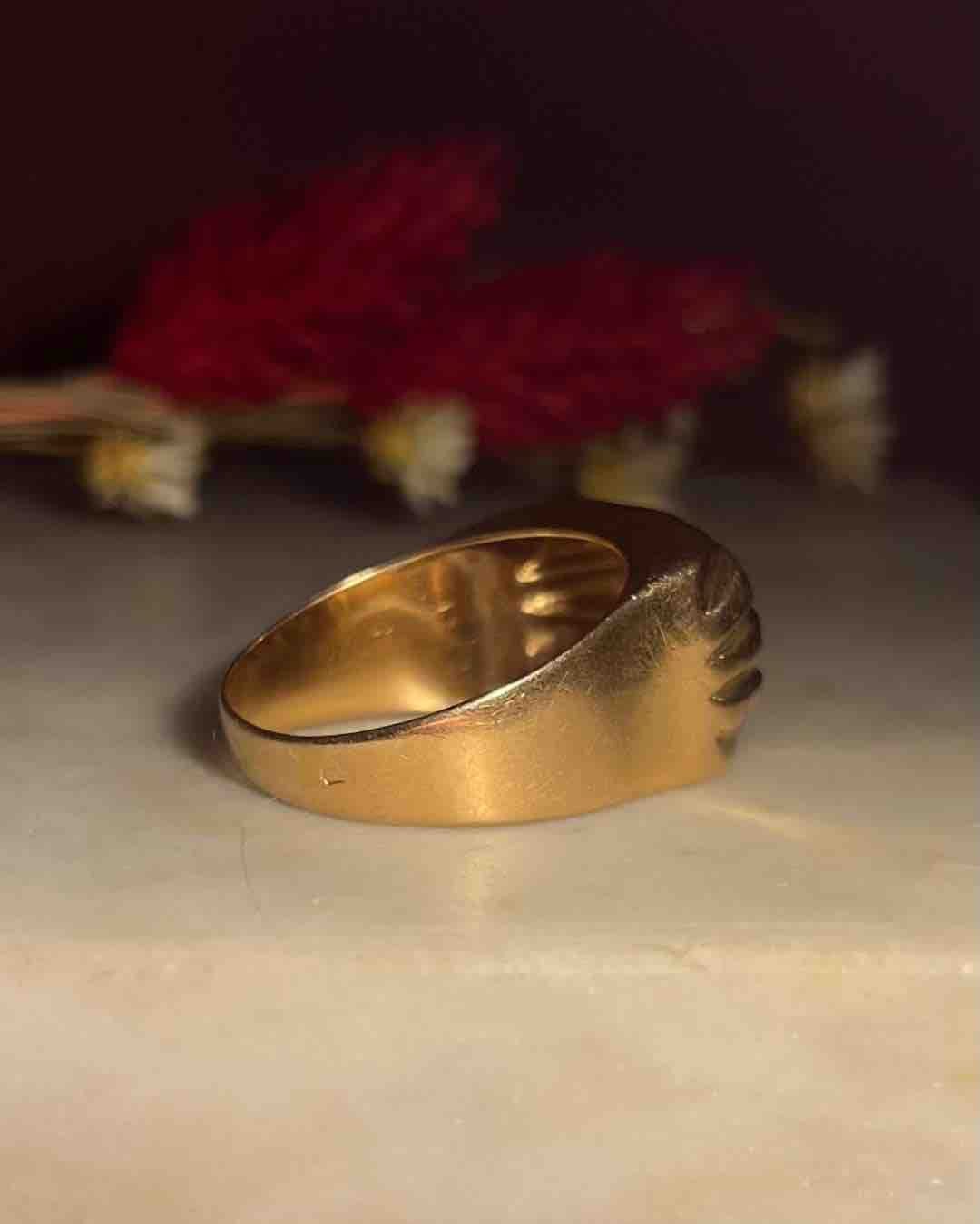 Bague Vintage Tank Diamant "Olivia" - Elliade Paris