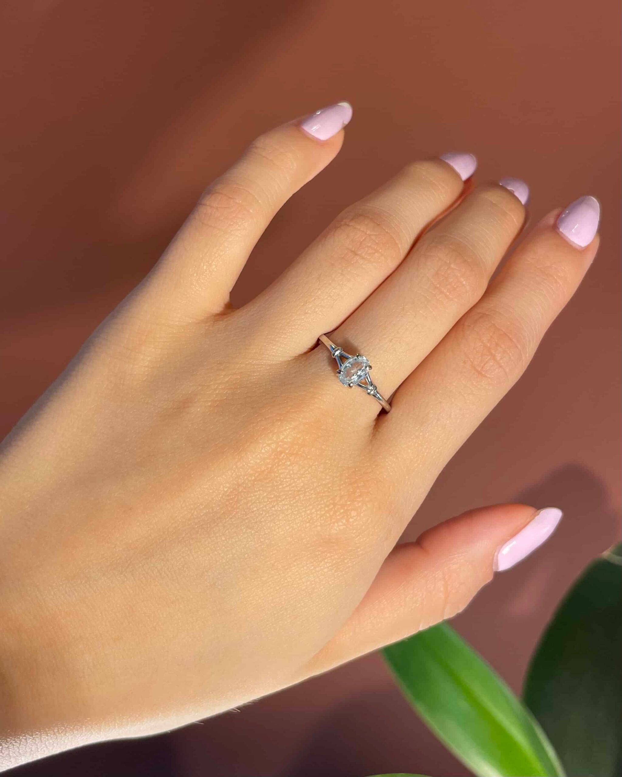 Bague Solitaire Topaze "Enoah"