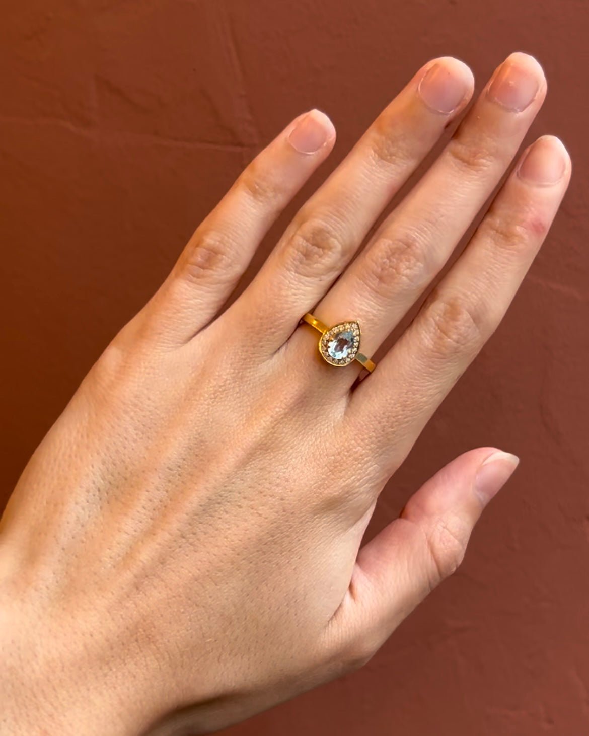 Bague vintage Topaze "Olaya" - Elliade Paris