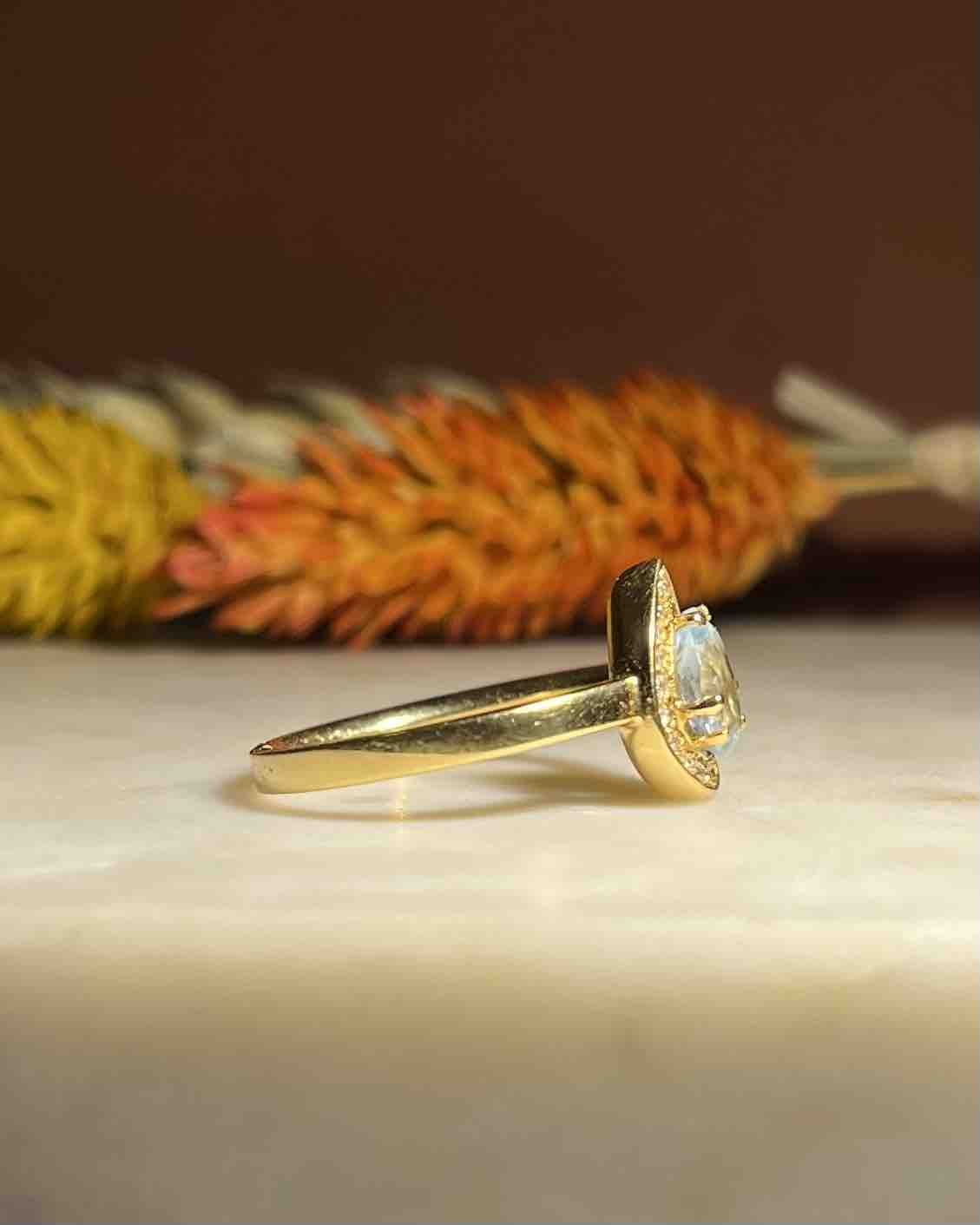 Bague vintage Topaze "Olaya" - Elliade Paris