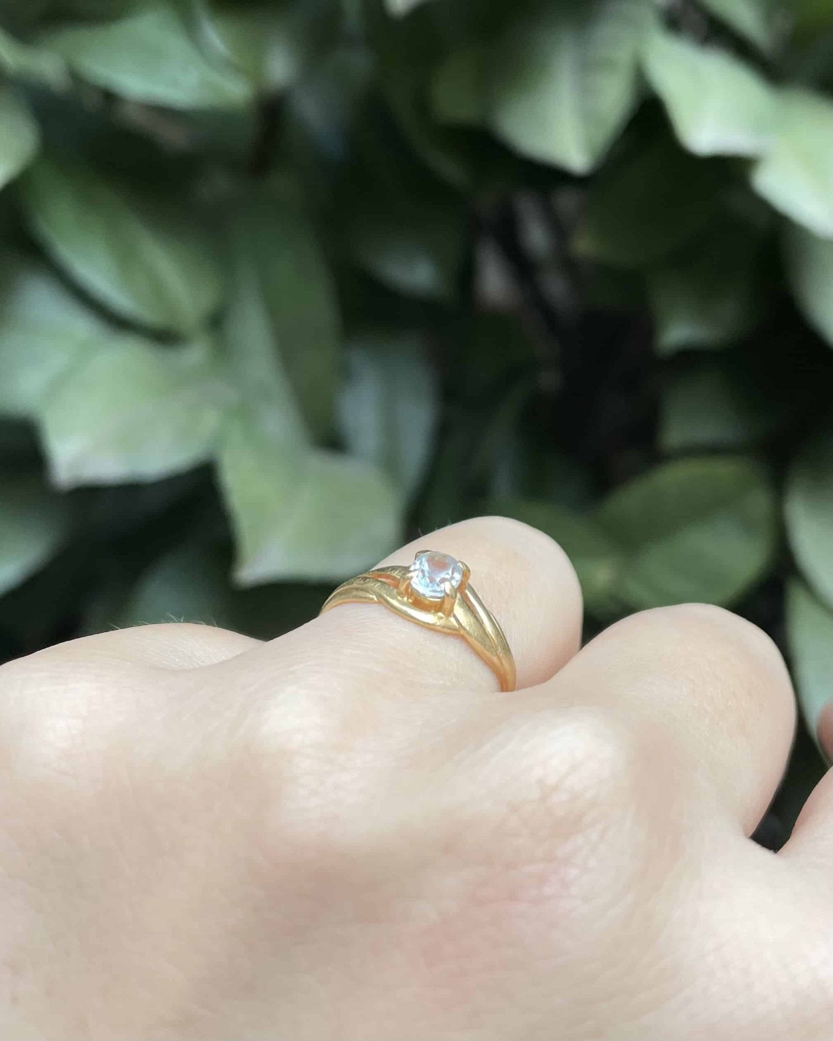 Bague Vintage Tourbillon Topaze 0.50 carat “Aynah” - Elliade Paris