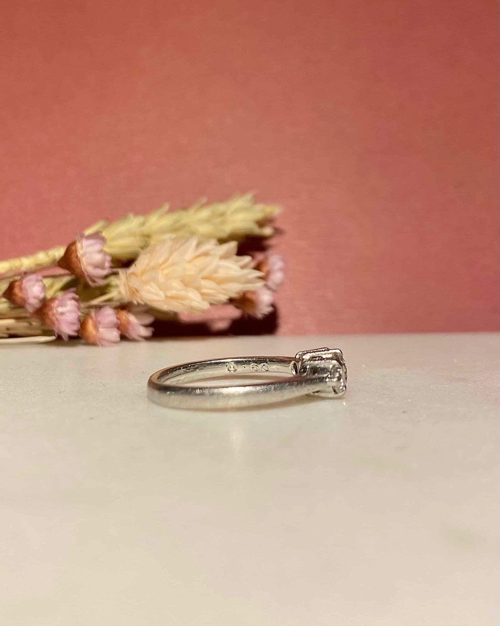 Bague Vintage Trilogie Diamants 0.50 carat "Bassima" - Elliade Paris