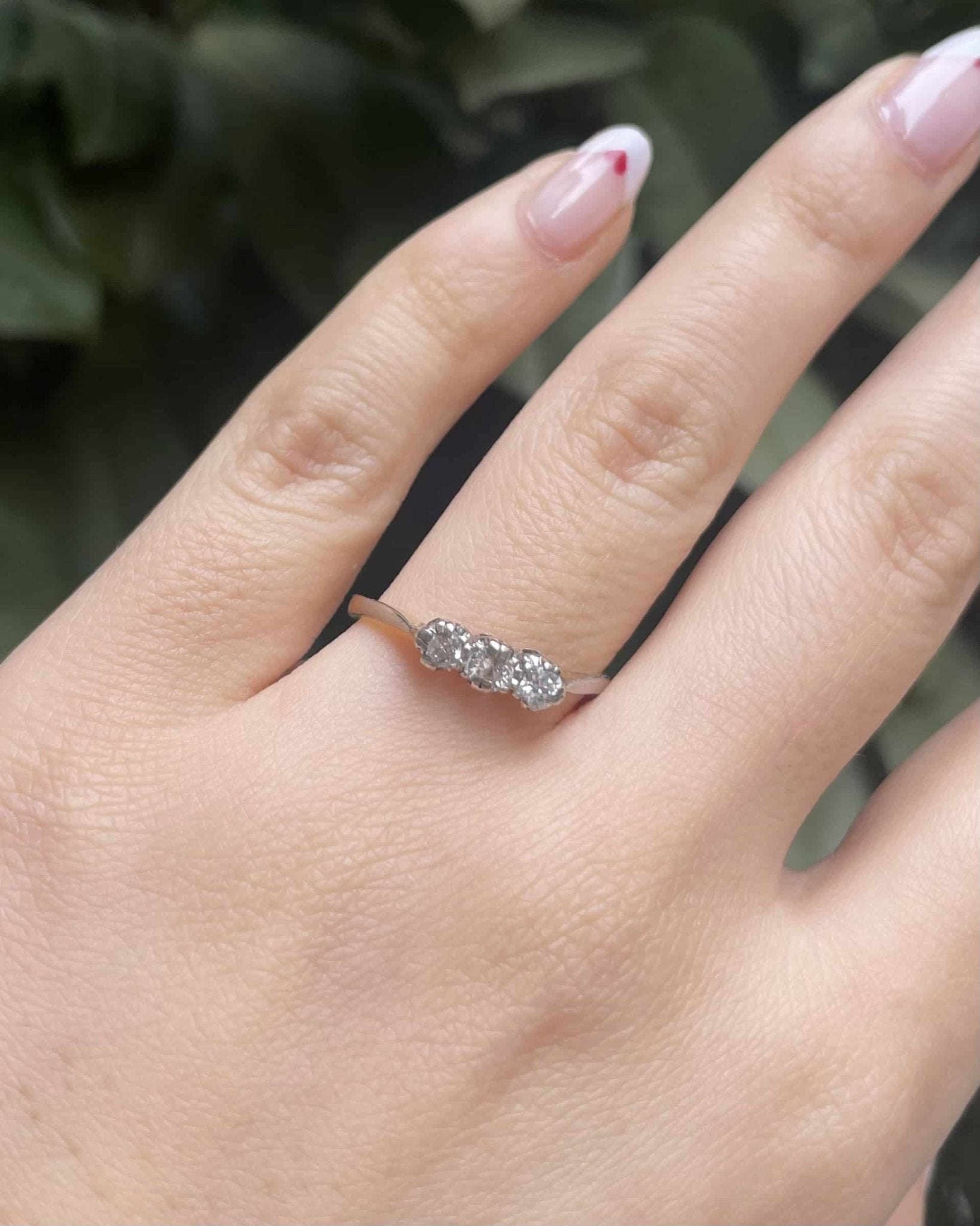 Bague Vintage Trilogie Diamants "Ophelia" - Elliade Paris