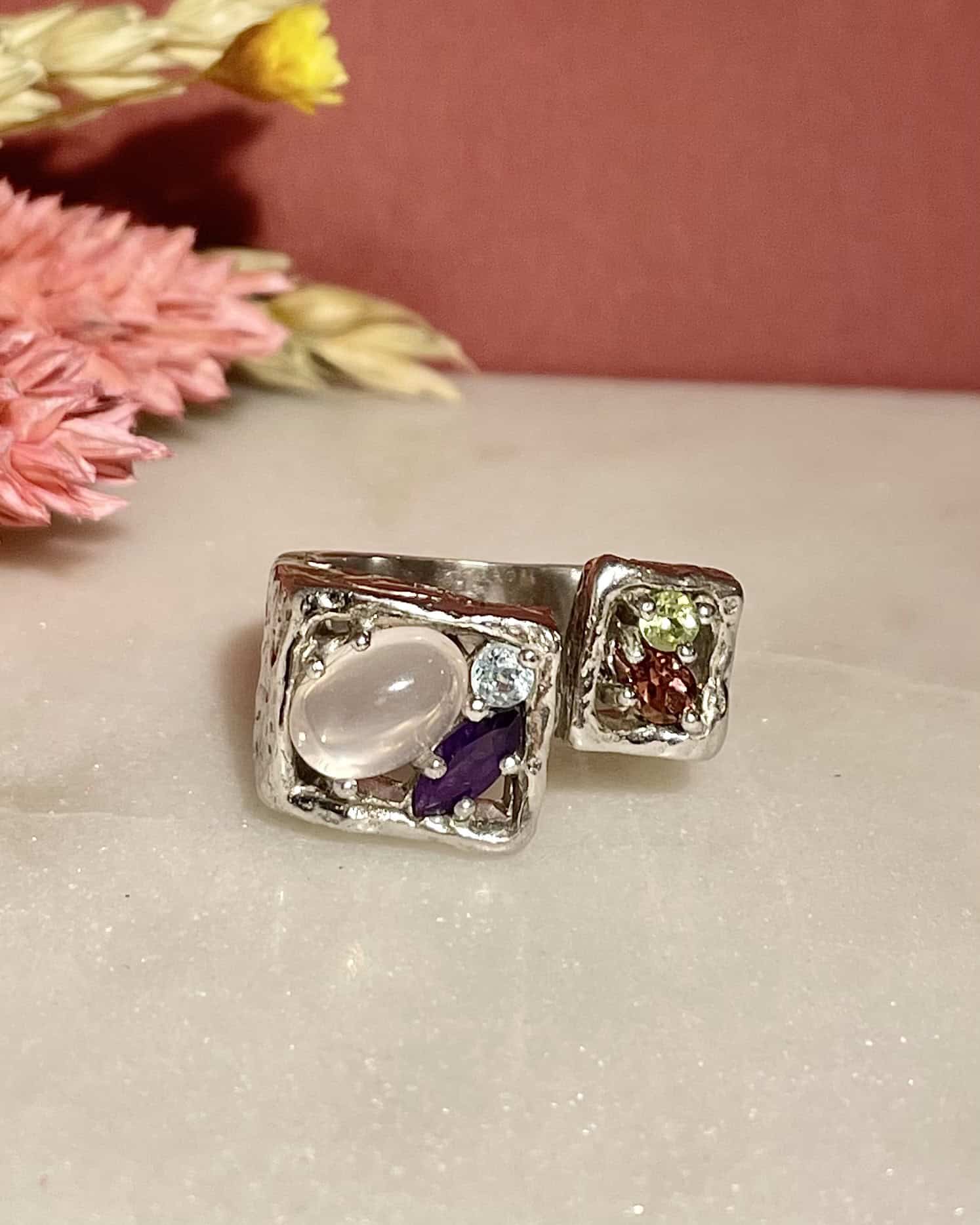 Bague Vintage Christian Lacroix Tutti Frutti - Elliade Paris
