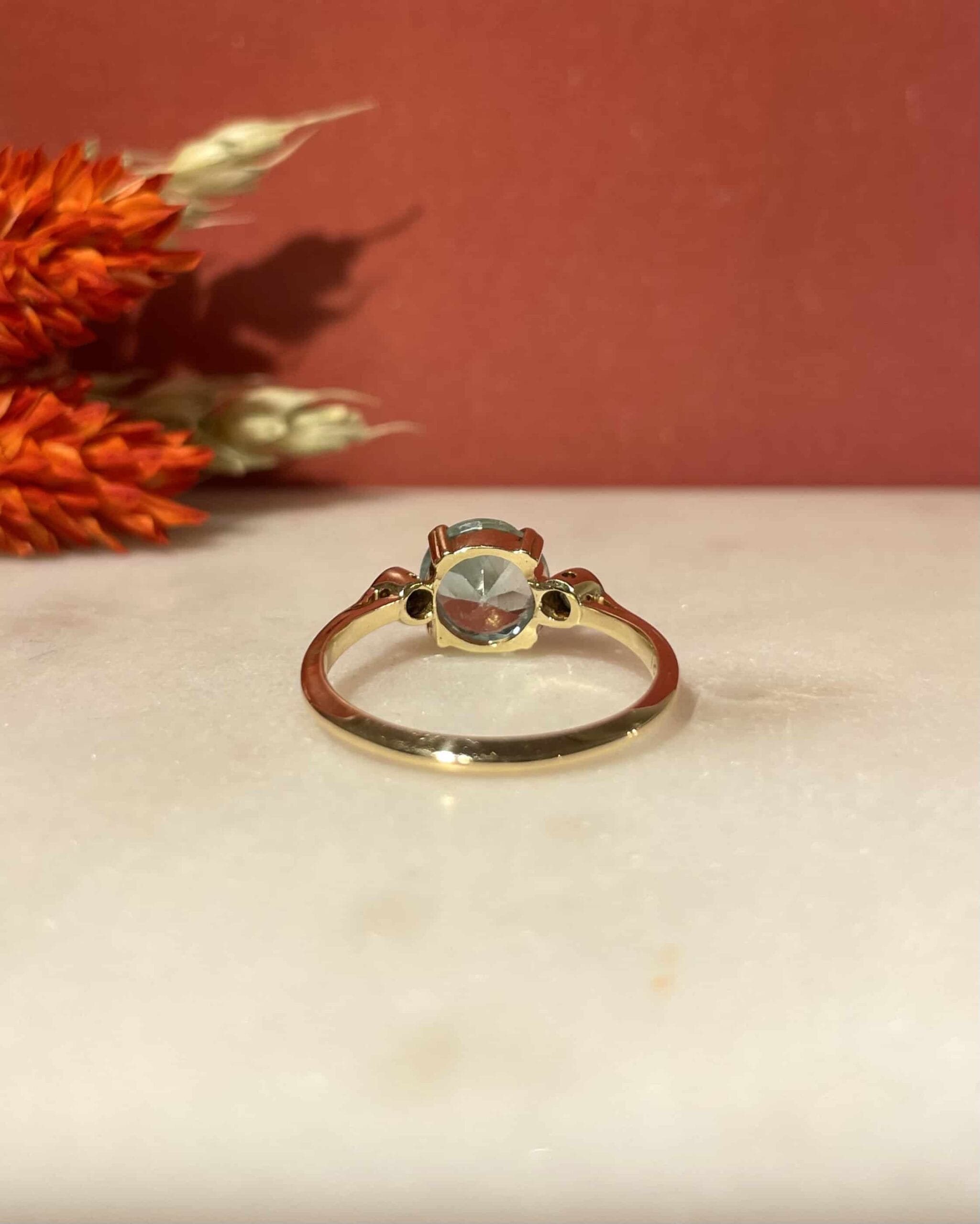 Bague Trilogie Zircon 2.75 Carats & Diamants "Islaya" - Elliade Paris