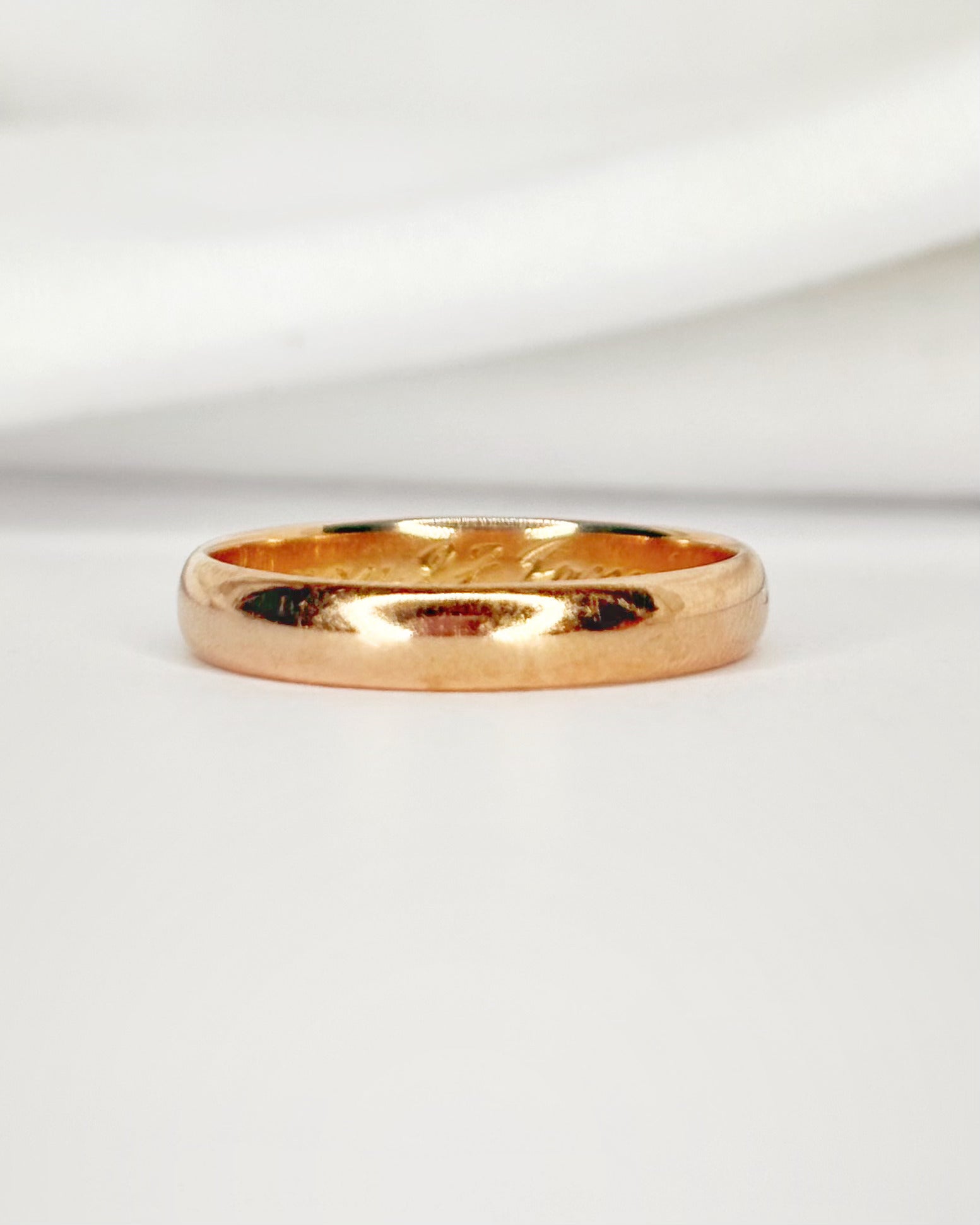 Alliance Or Rose 18 carats "Servane"