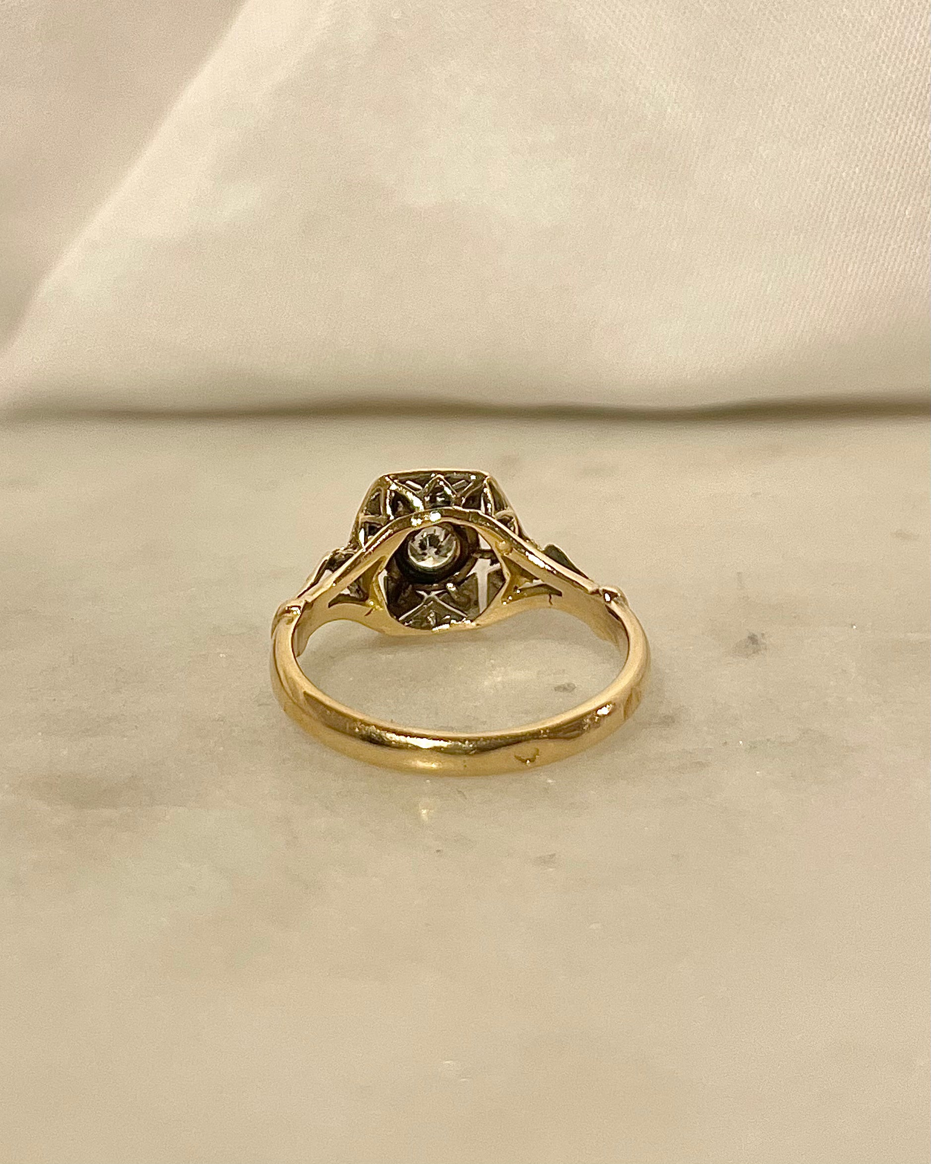 Bague Vintage Art-Déco Diamant "Joanne"