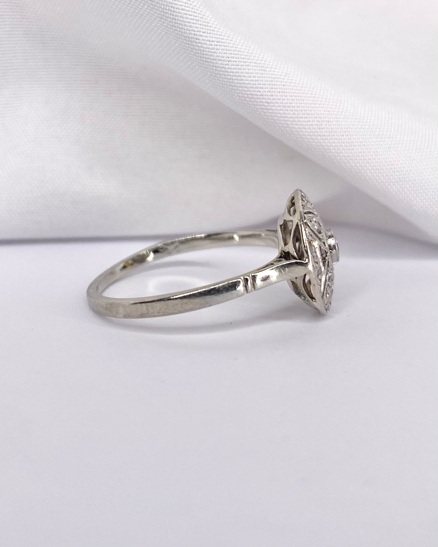 Bague Art Déco 13 Diamants "Suzanne"