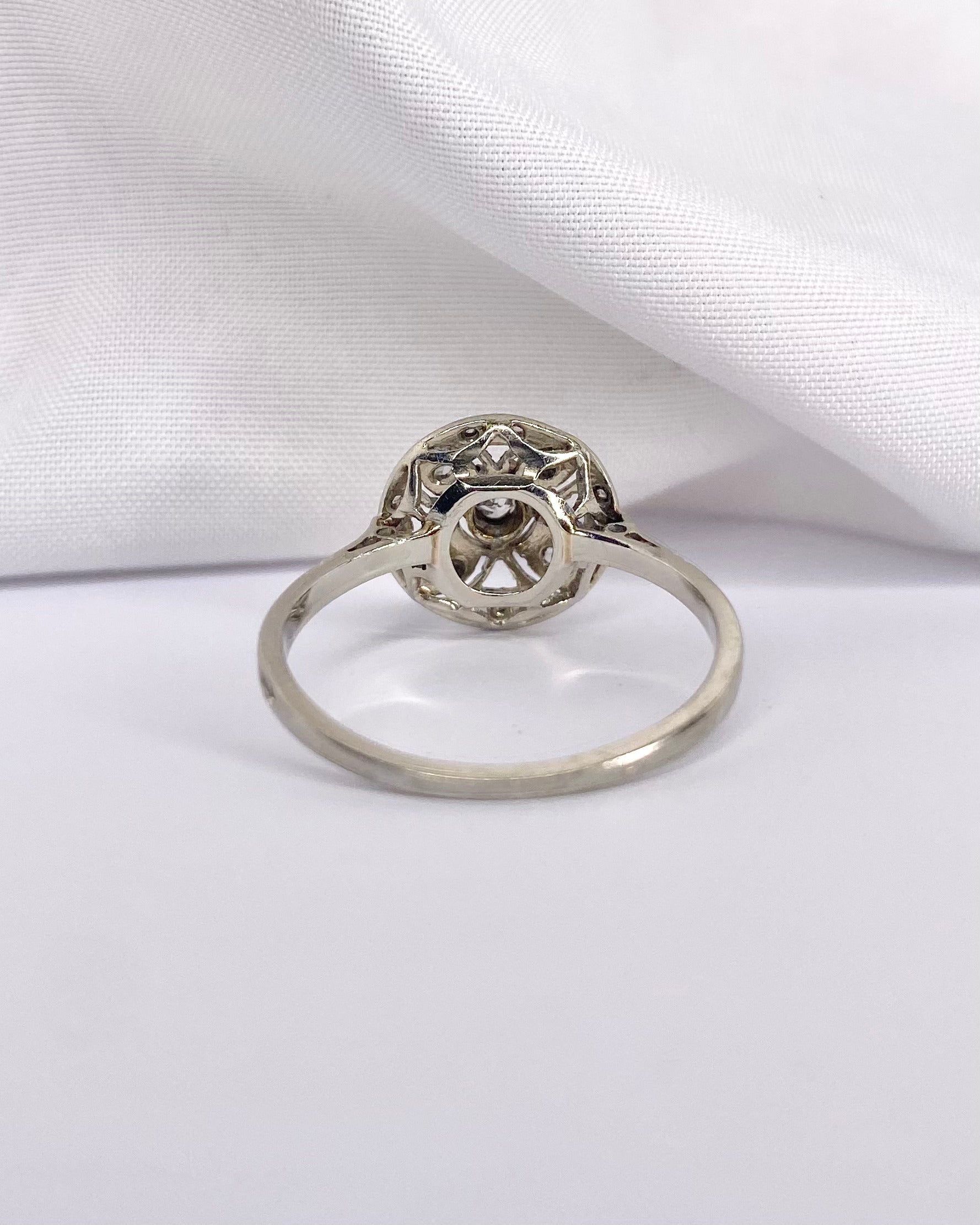 Bague Art Déco 13 Diamants "Suzanne"