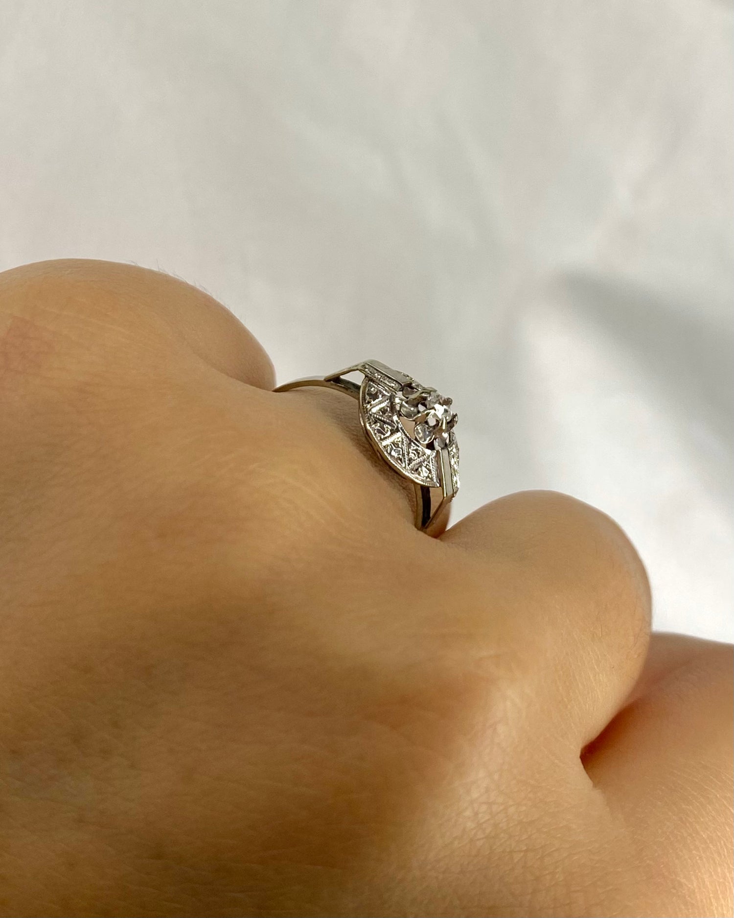 Bague Art Déco Diamant "Salma"