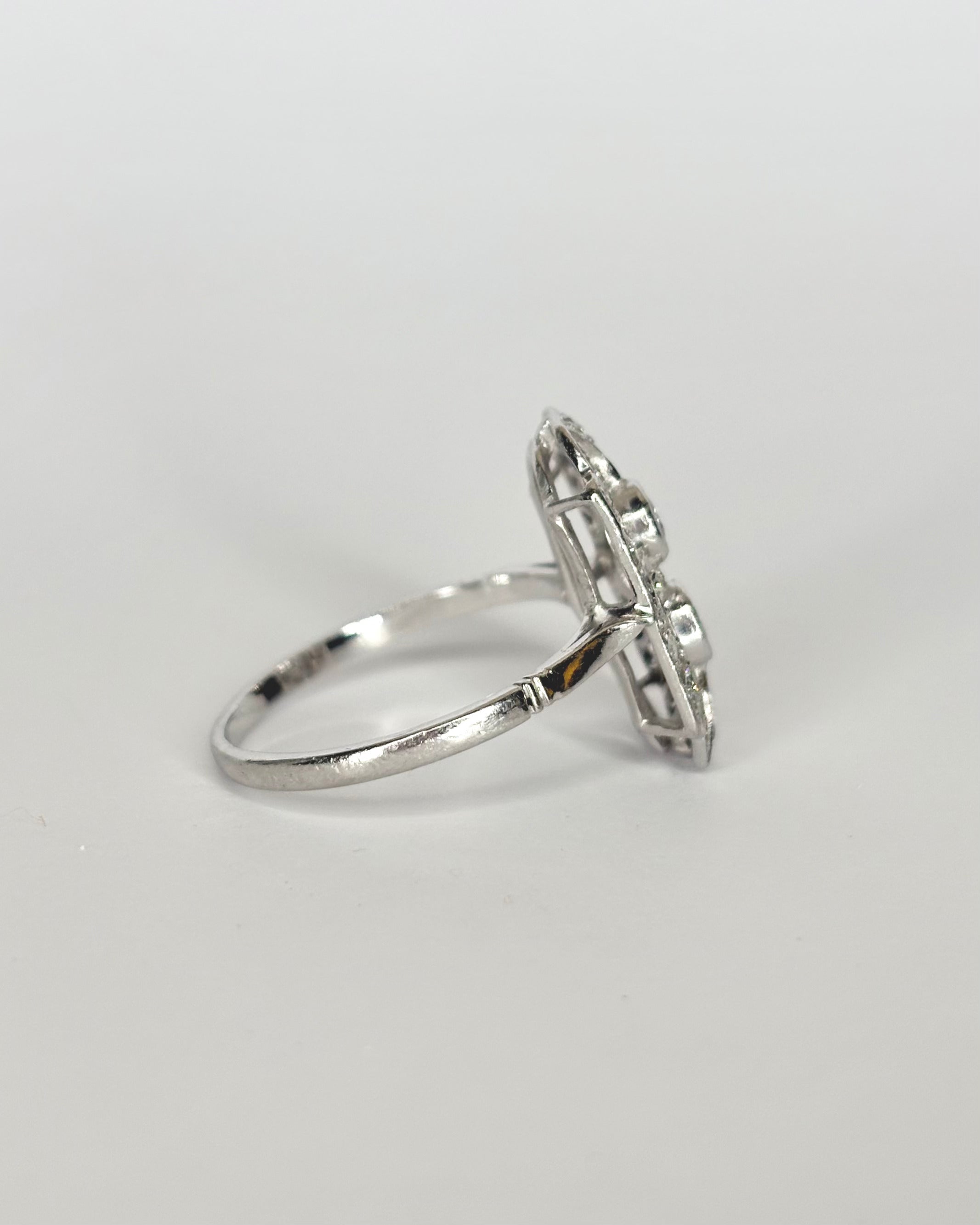 Bague Art Déco Diamants 0.49 ct "Kenza"