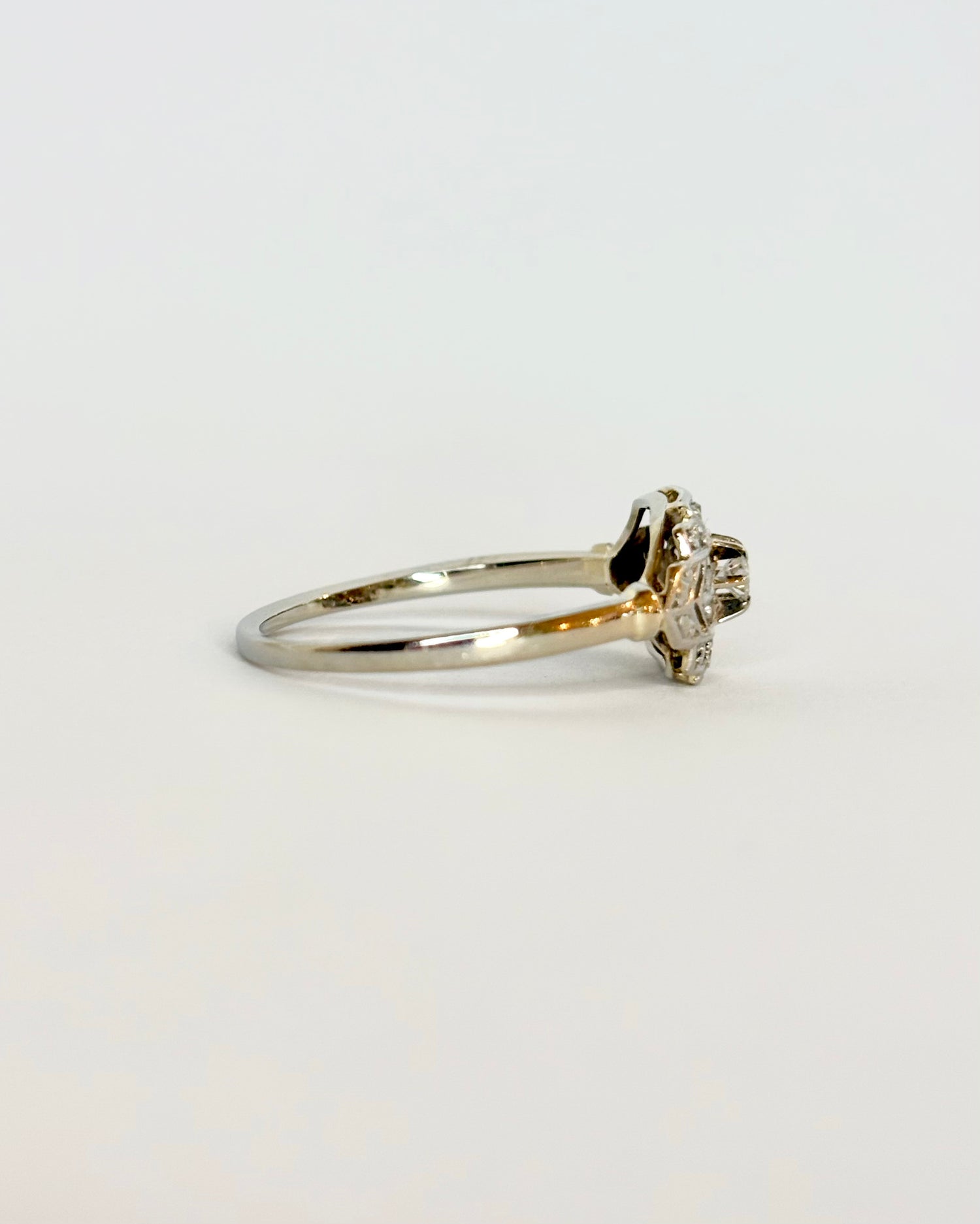 Bague Art Déco 9 Diamants "Loane"