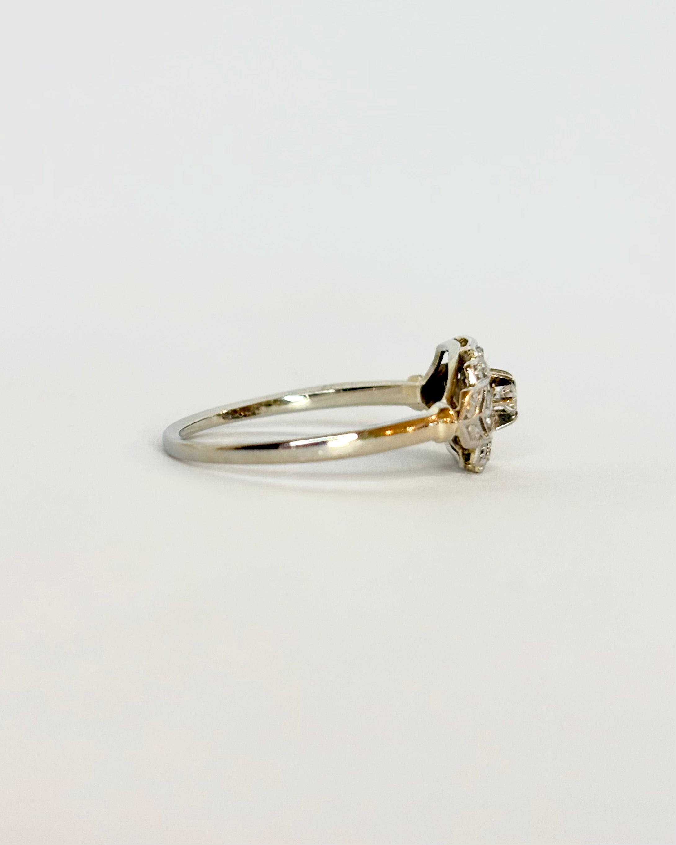 Bague Art Déco 9 Diamants "Loane"