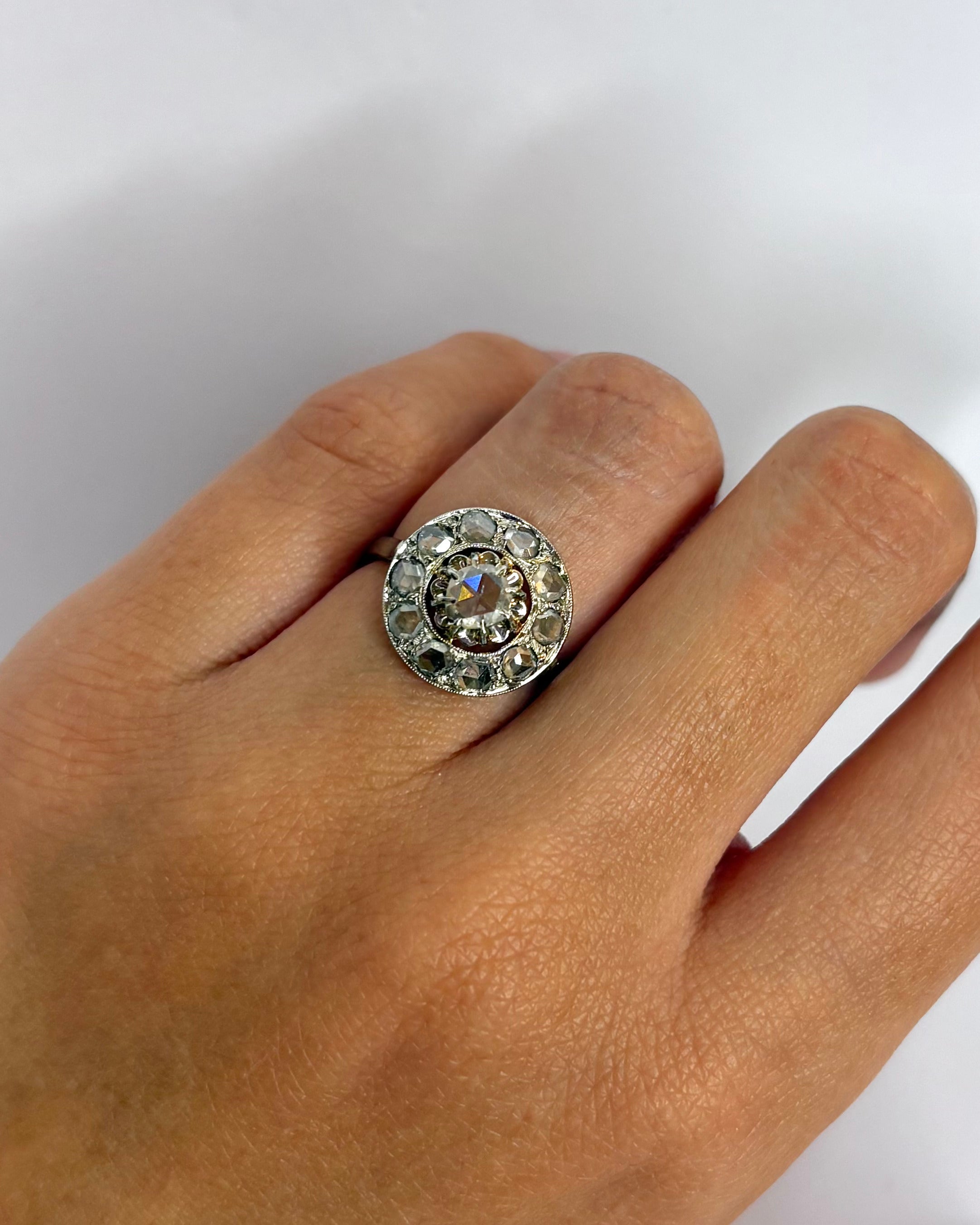 Bague Art-Déco Diamants 0.80 ct "Yélina"