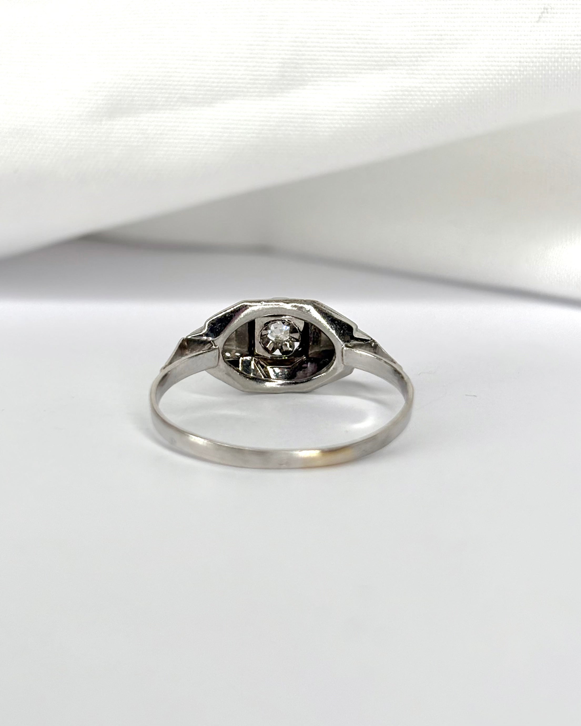 Bague Art Déco Diamant "Elena"