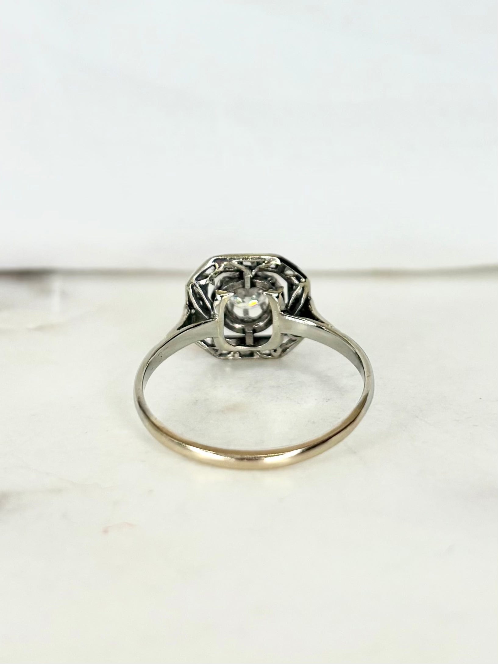 Bague Art Déco Diamants "Livie"