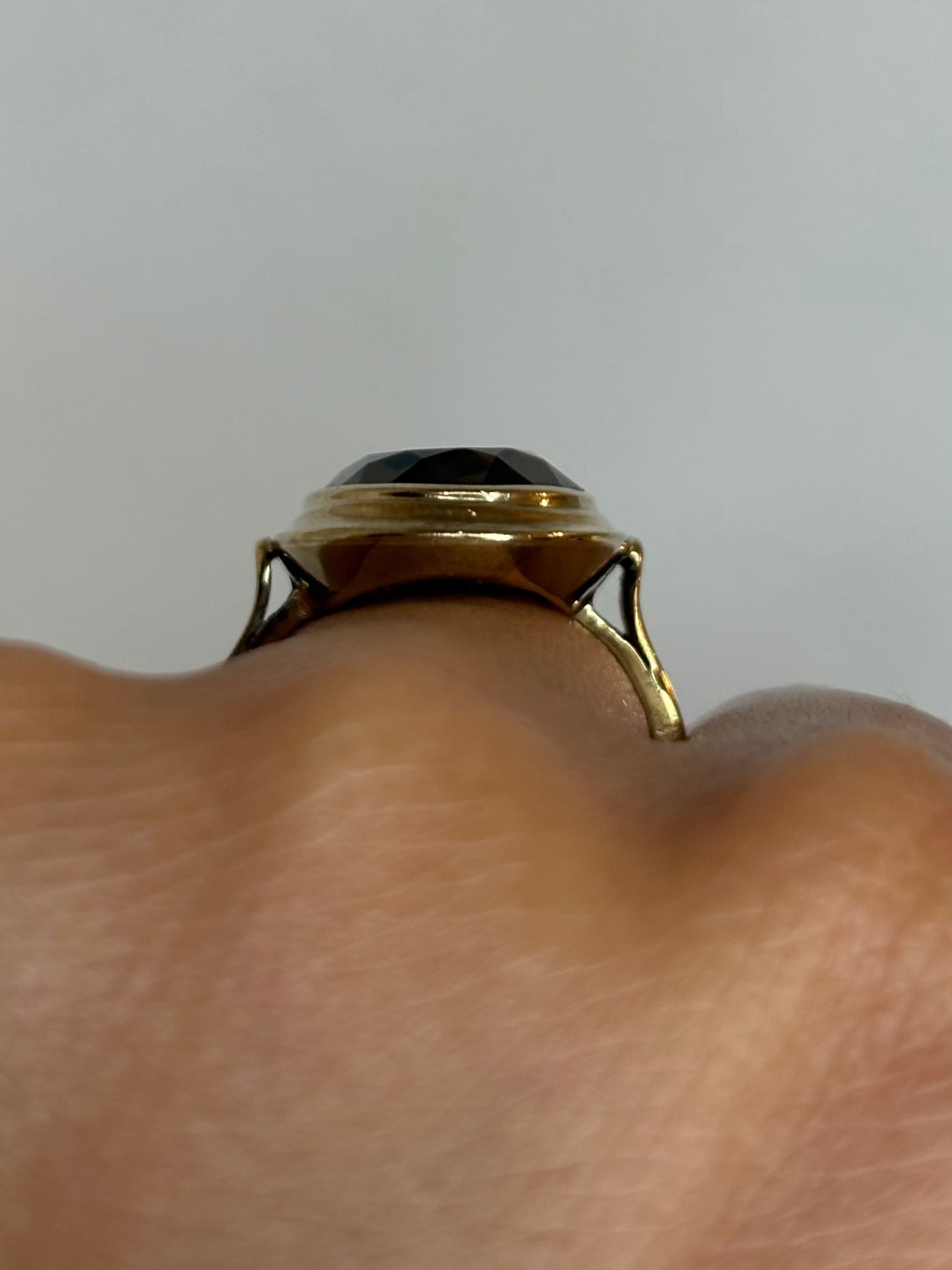 Bague Cocktail Quartz Fumé 6.80 carats "Emeline"