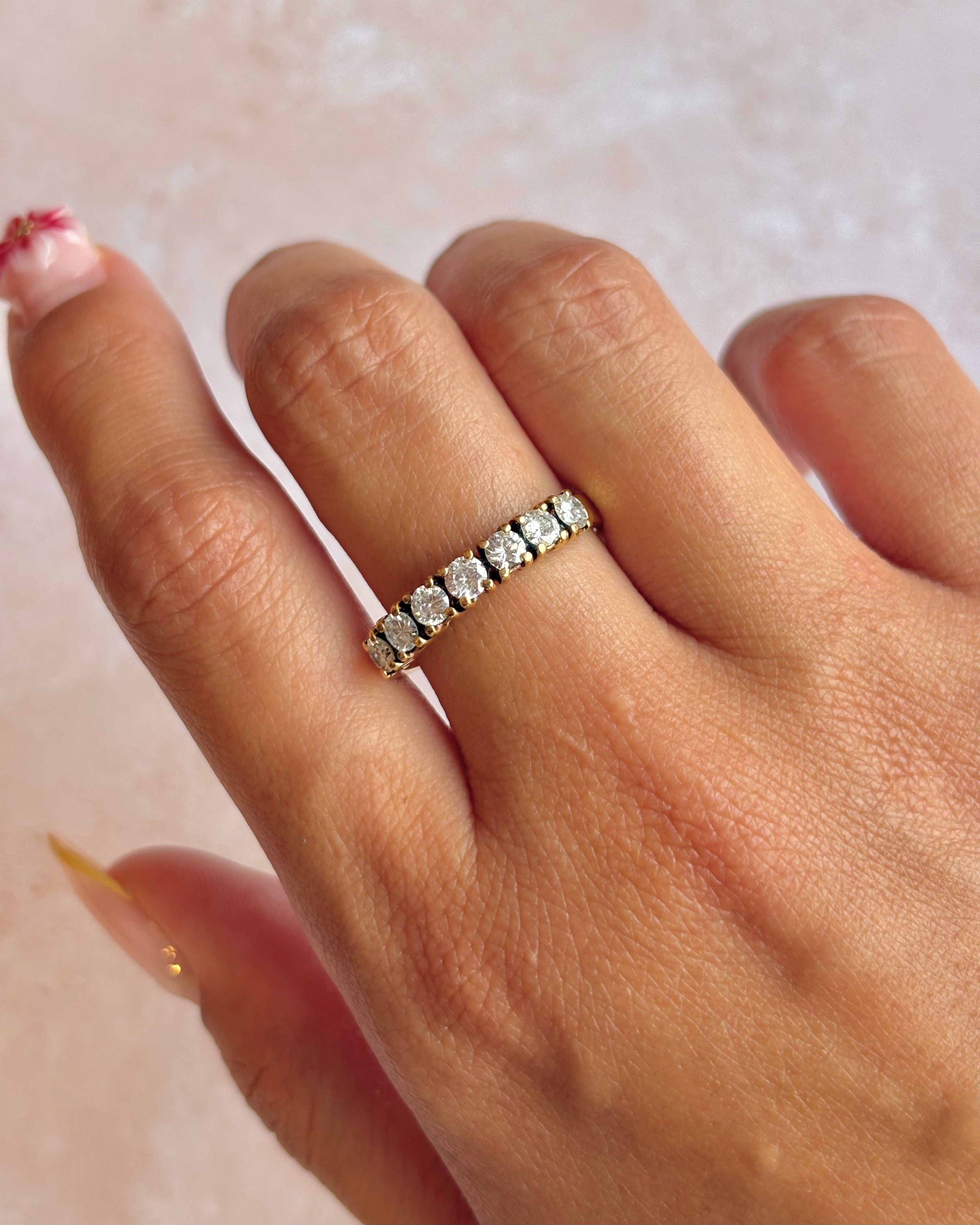 Demi-Alliance Diamants 0.77 carat "Sonia"