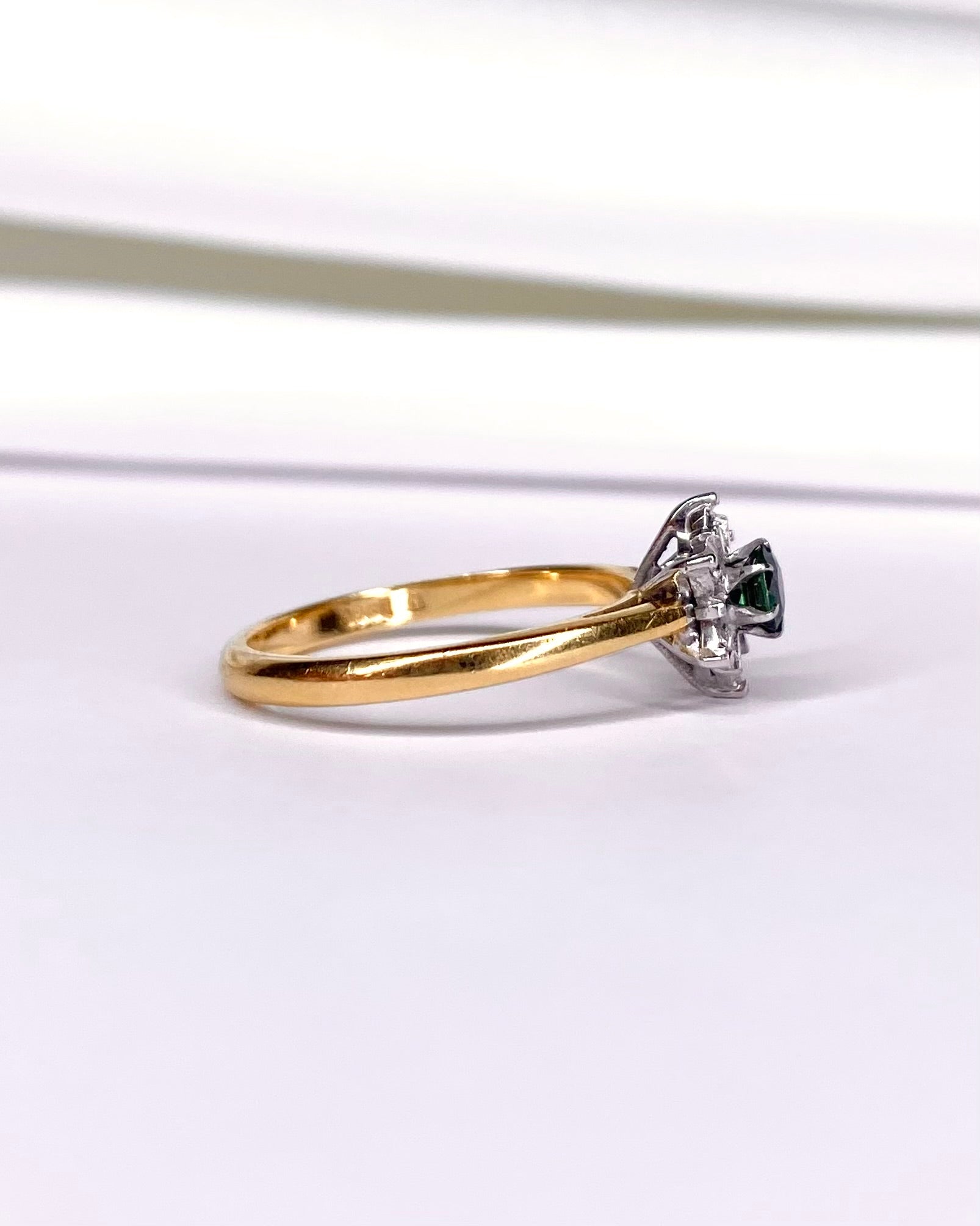 Bague Marguerite Saphir & Diamants "Cristina" - Elliade Paris