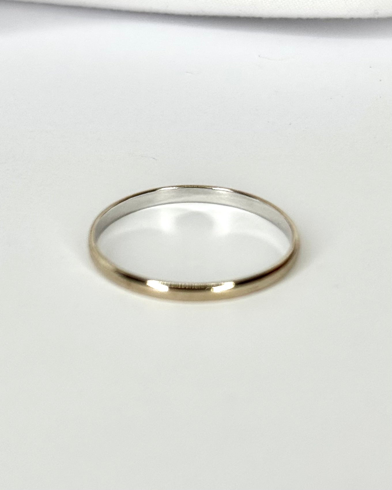 Alliance Or Gris 18 carats 2 mm "Loane"