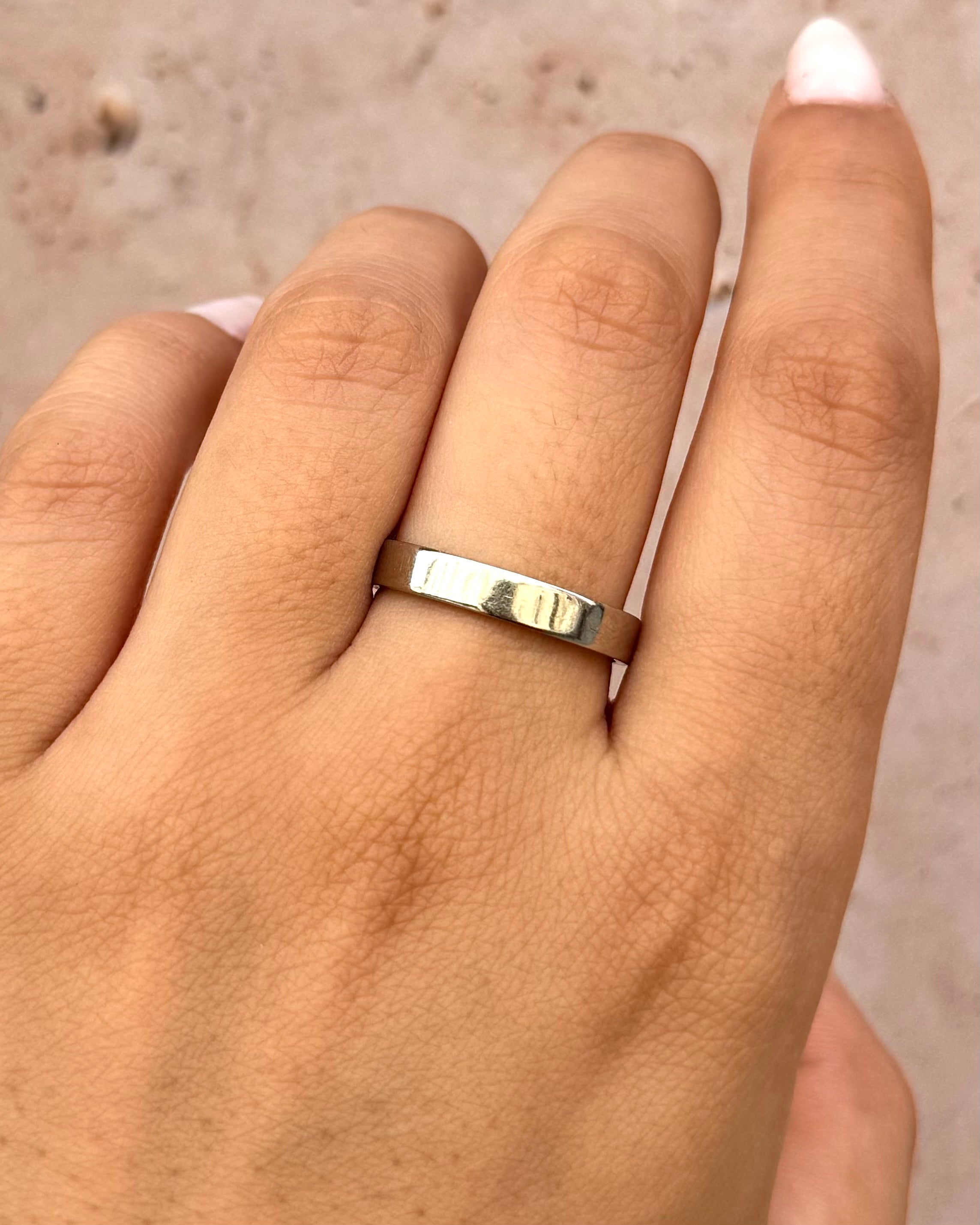 Alliance Or Gris 18 carats 3.6 mm "Jimmy"
