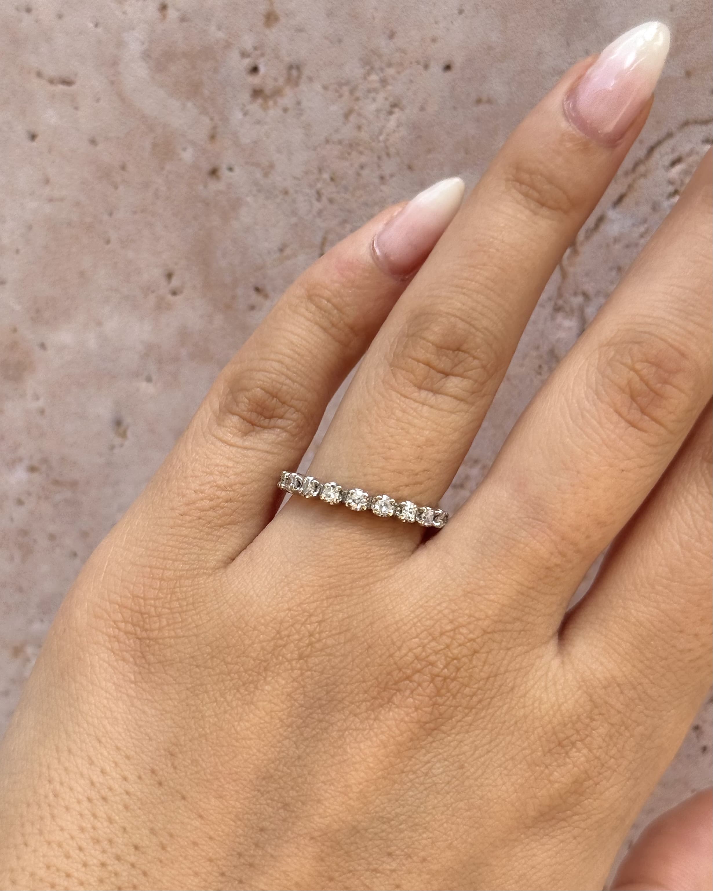 Alianza Americana Diamantes 0.80 quilates 2.5 mm "Eva"