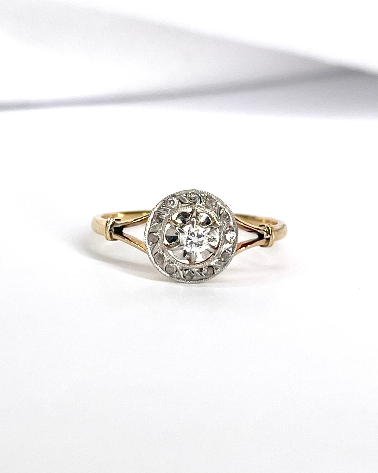 Bague Art-Déco Diamants "Pamela" - Elliade Paris