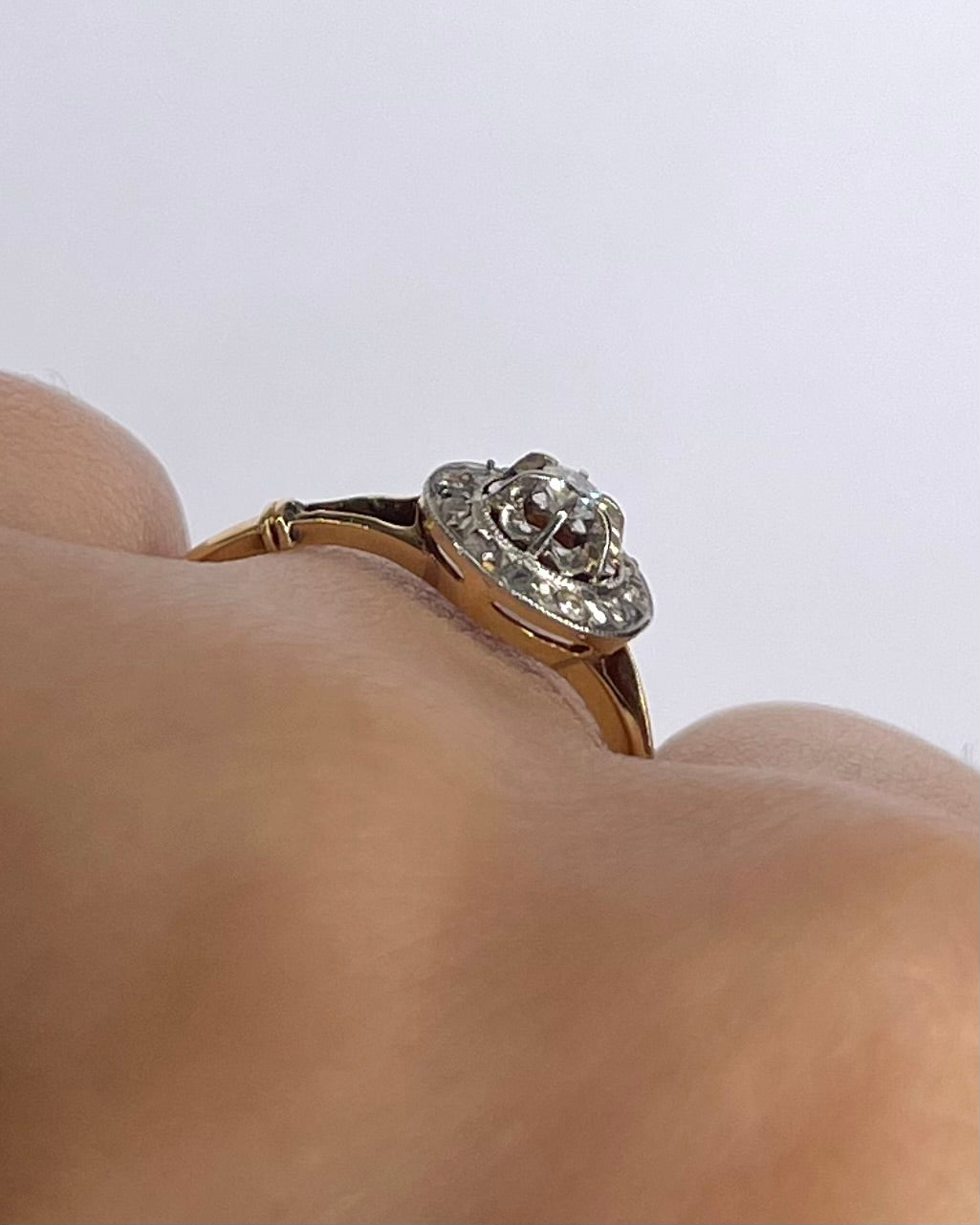 Bague Art-Déco Diamants "Pamela" - Elliade Paris