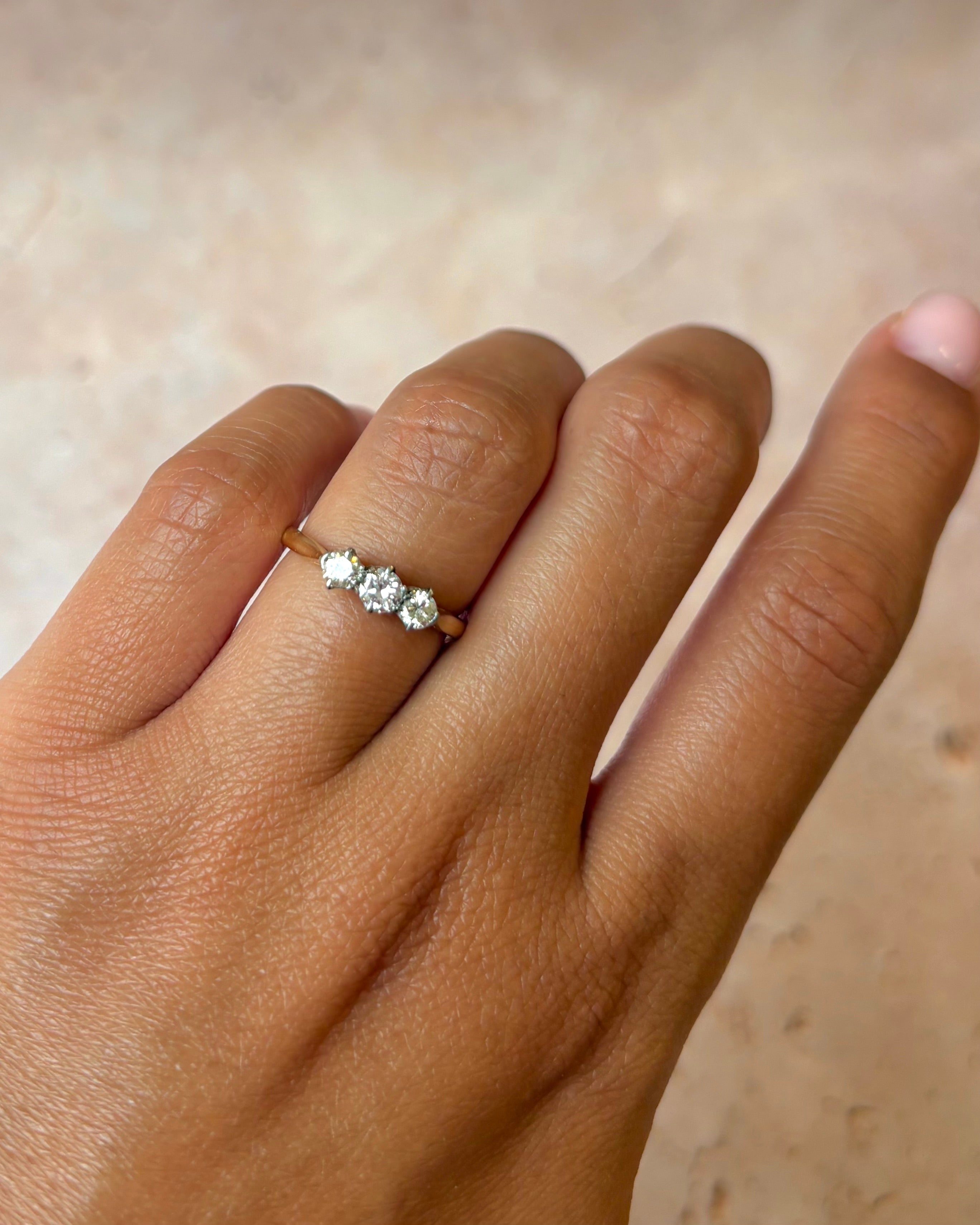 Bague Trilogie Diamants 0.31 carat "Samantha"