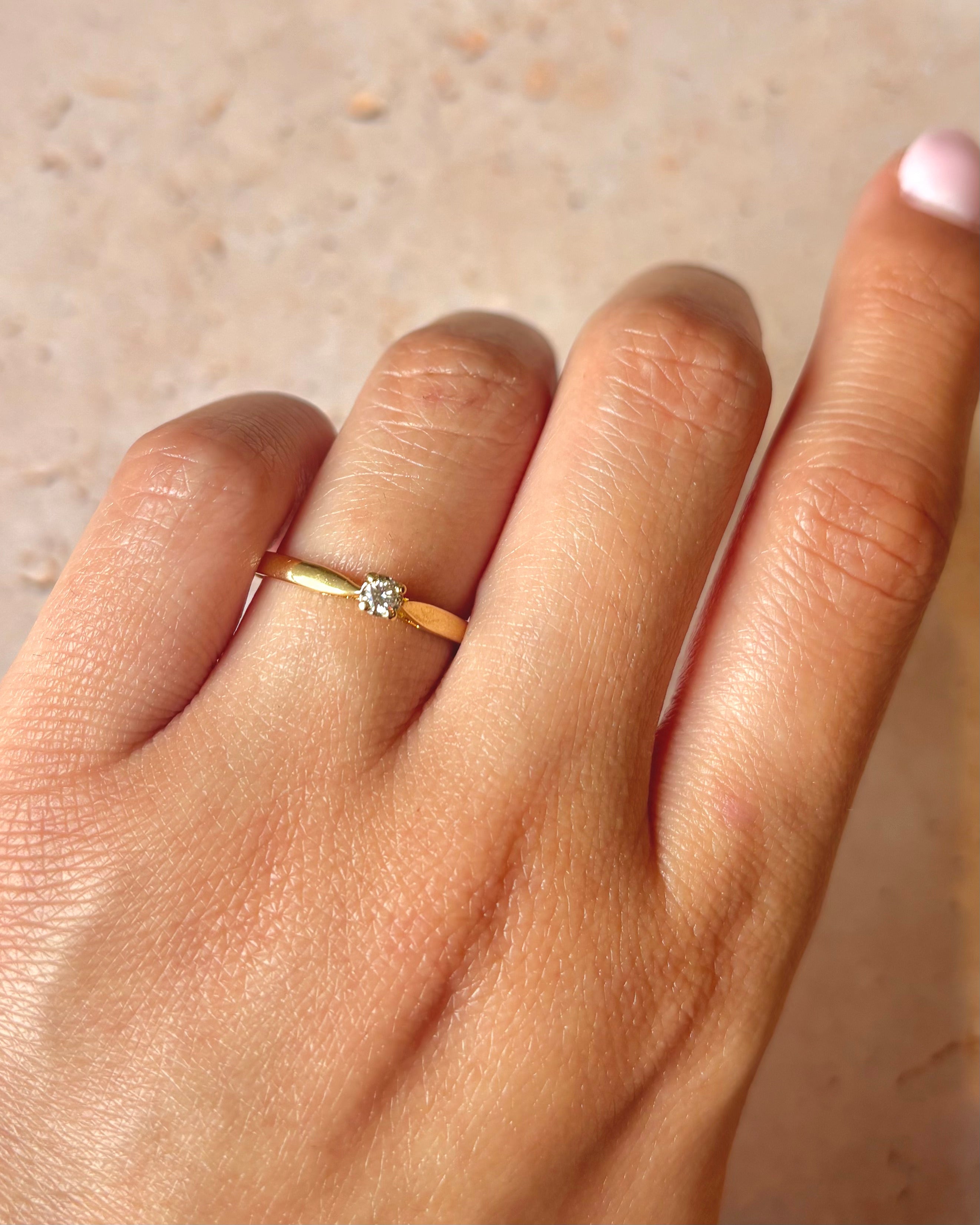 Bague Solitaire Diamant "Ethan"