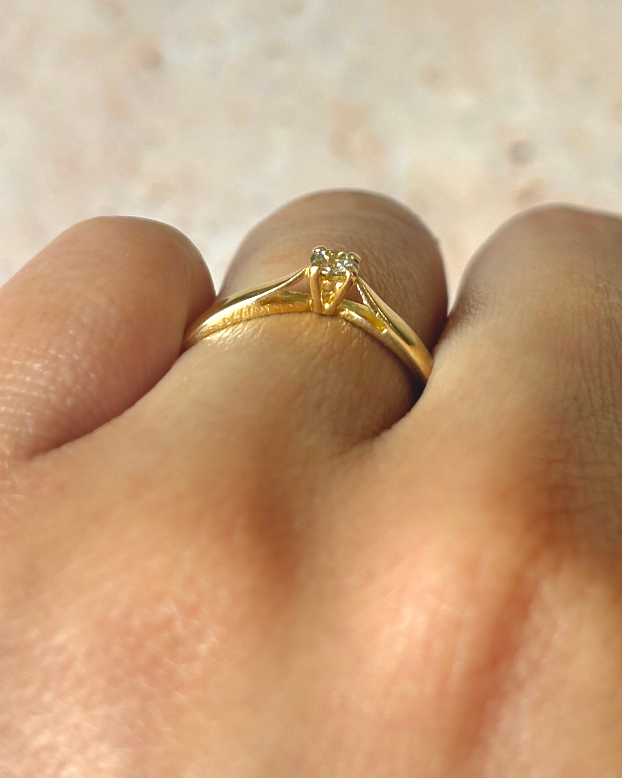 Bague Solitaire Diamant "Ethan"