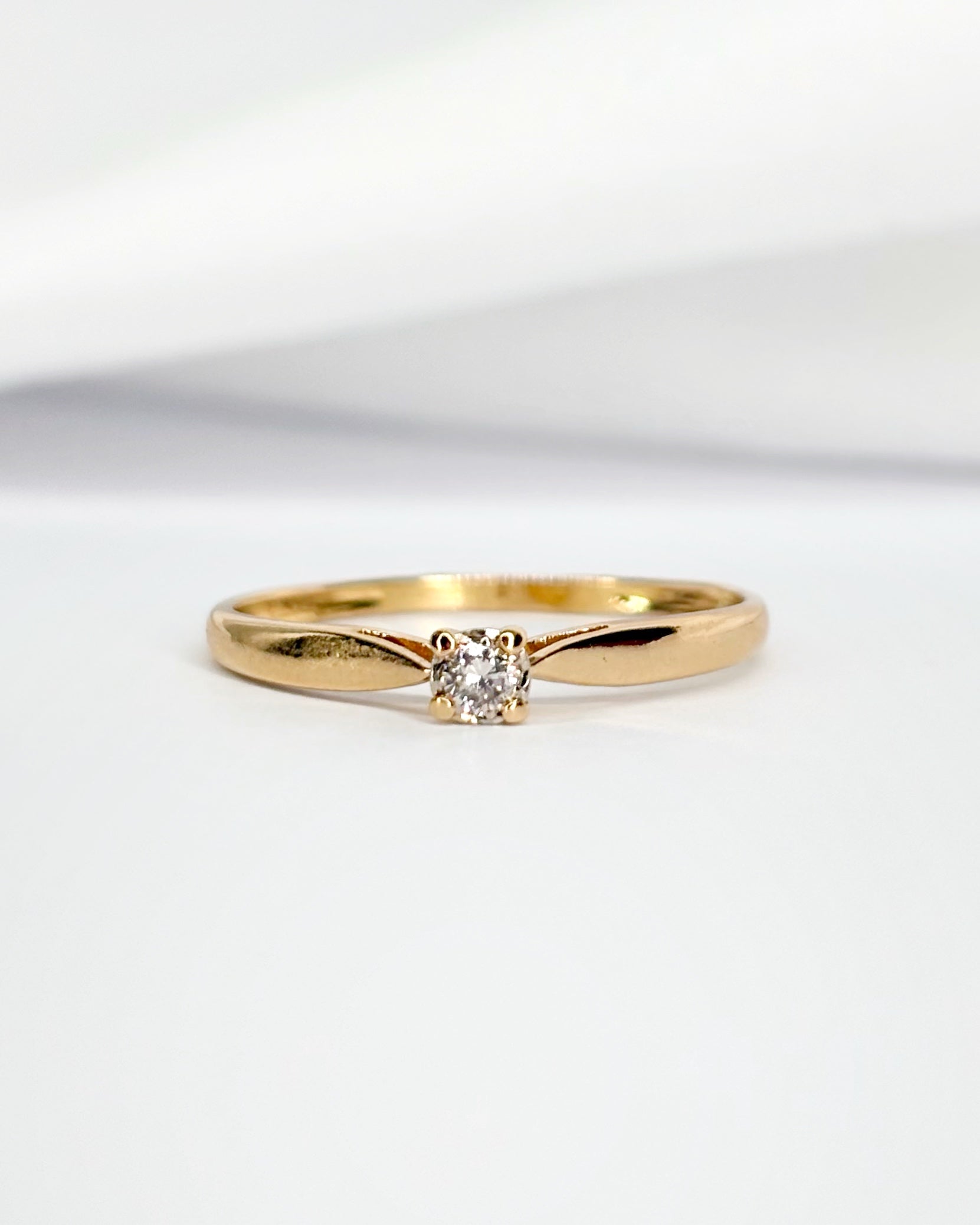 Bague Solitaire Diamant "Ethan"