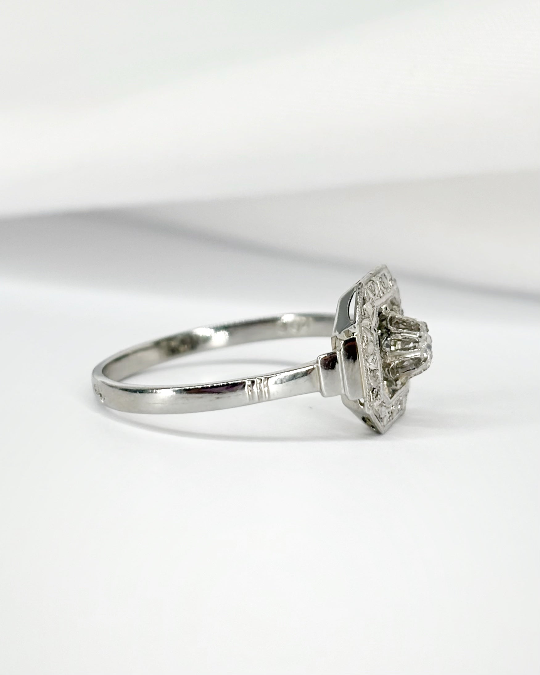 Bague Art-Déco Diamants "Julia"