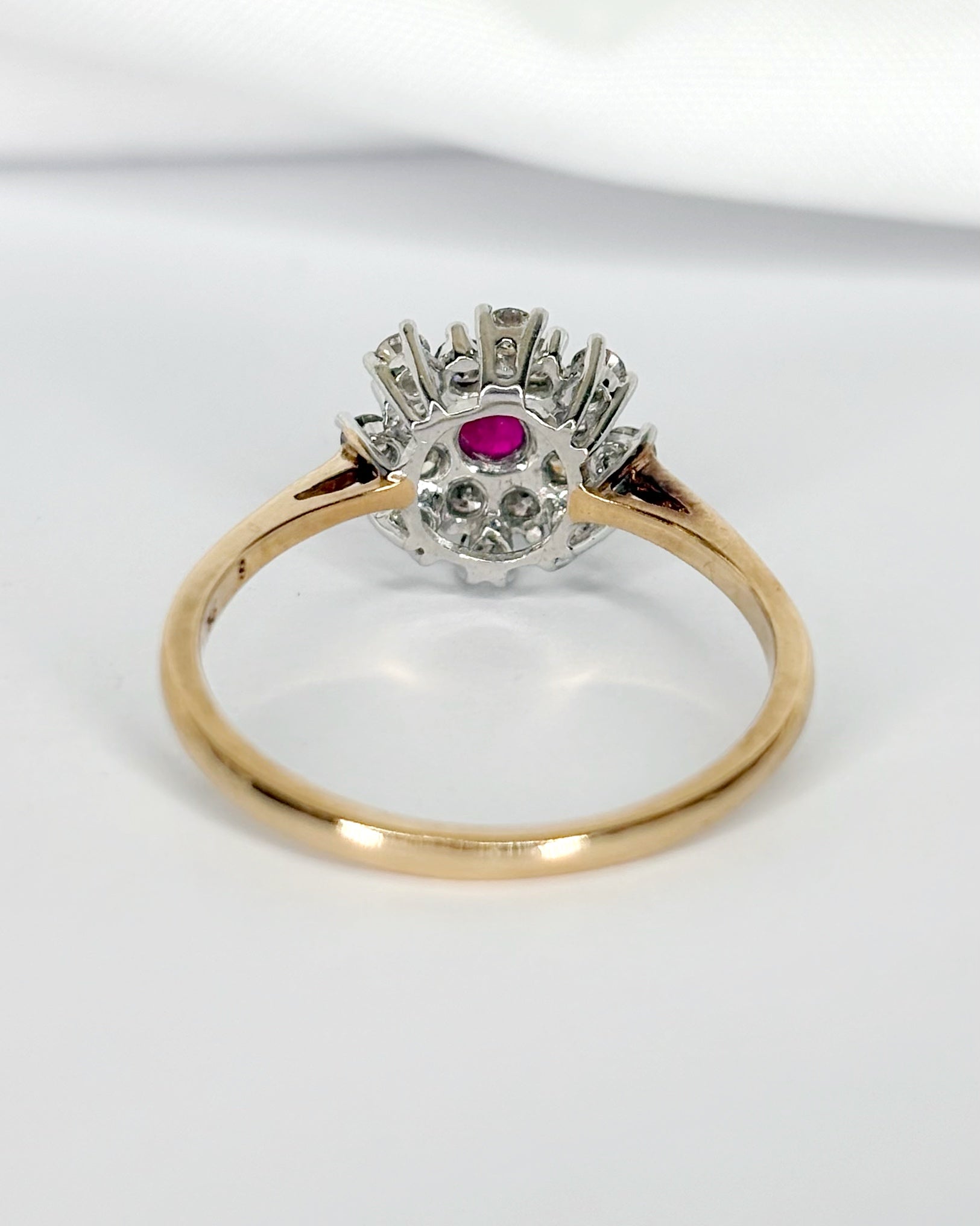 Bague Marguerite Rubis & Diamants "Célia"