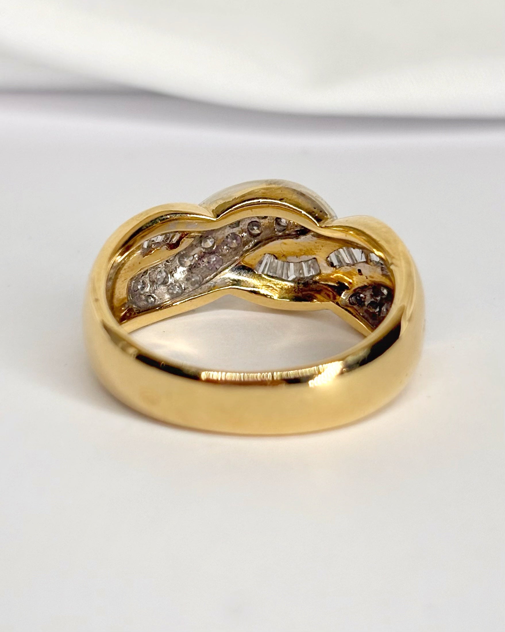 Bague Jonc Diamants 0.84 carat "Annabella" - Elliade Paris