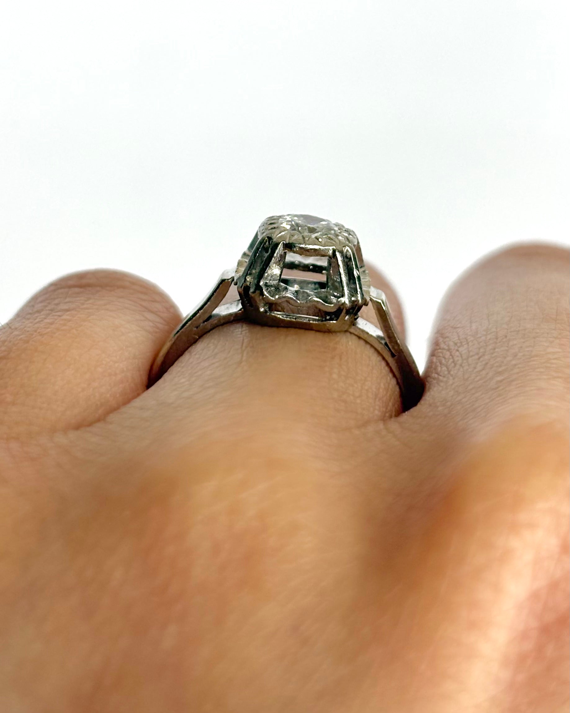 Bague Solitaire Diamant 0.33 carat "Livia" - Elliade Paris
