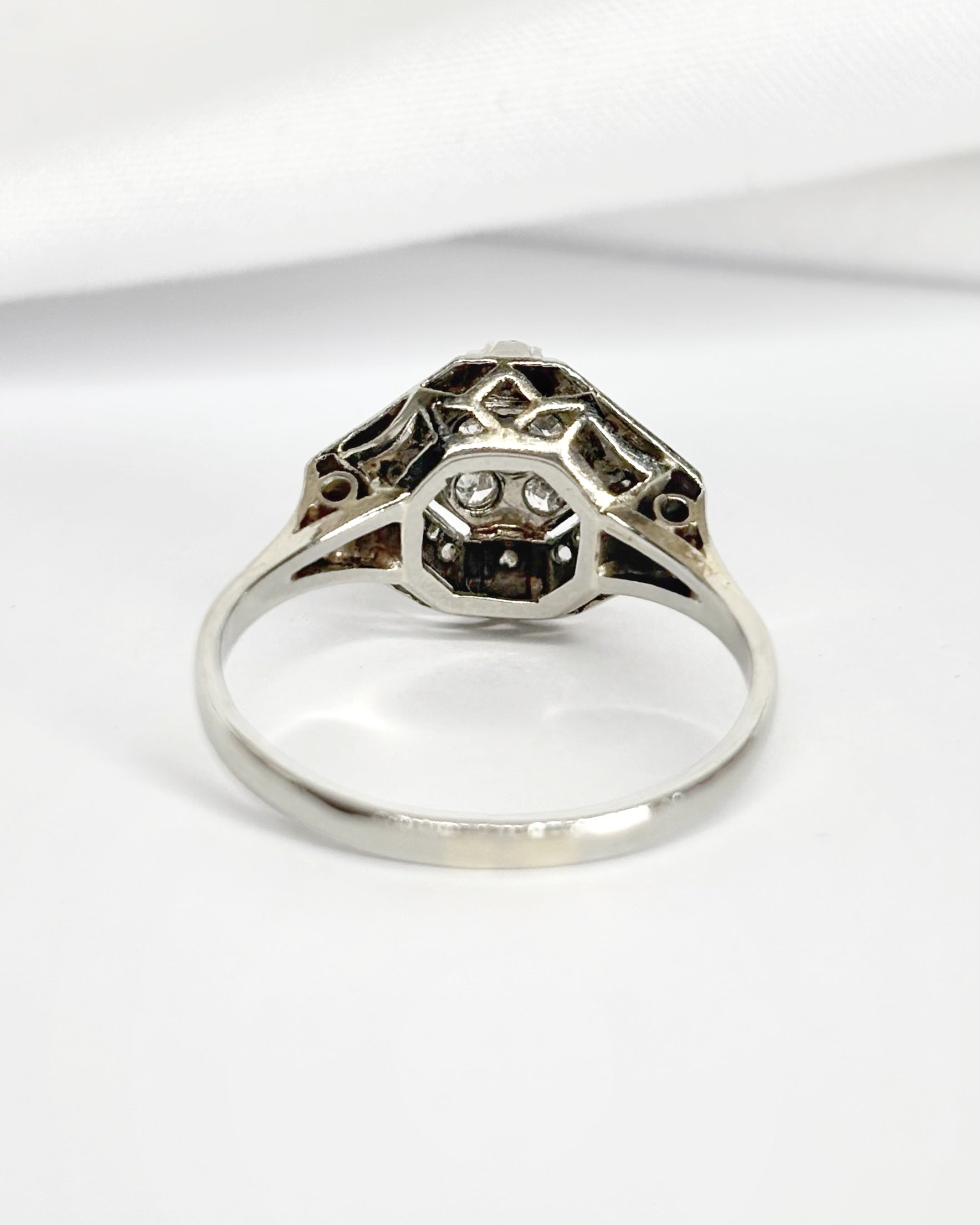 Bague Art Déco Diamants 0.24 carat "Julianne" - Elliade Paris