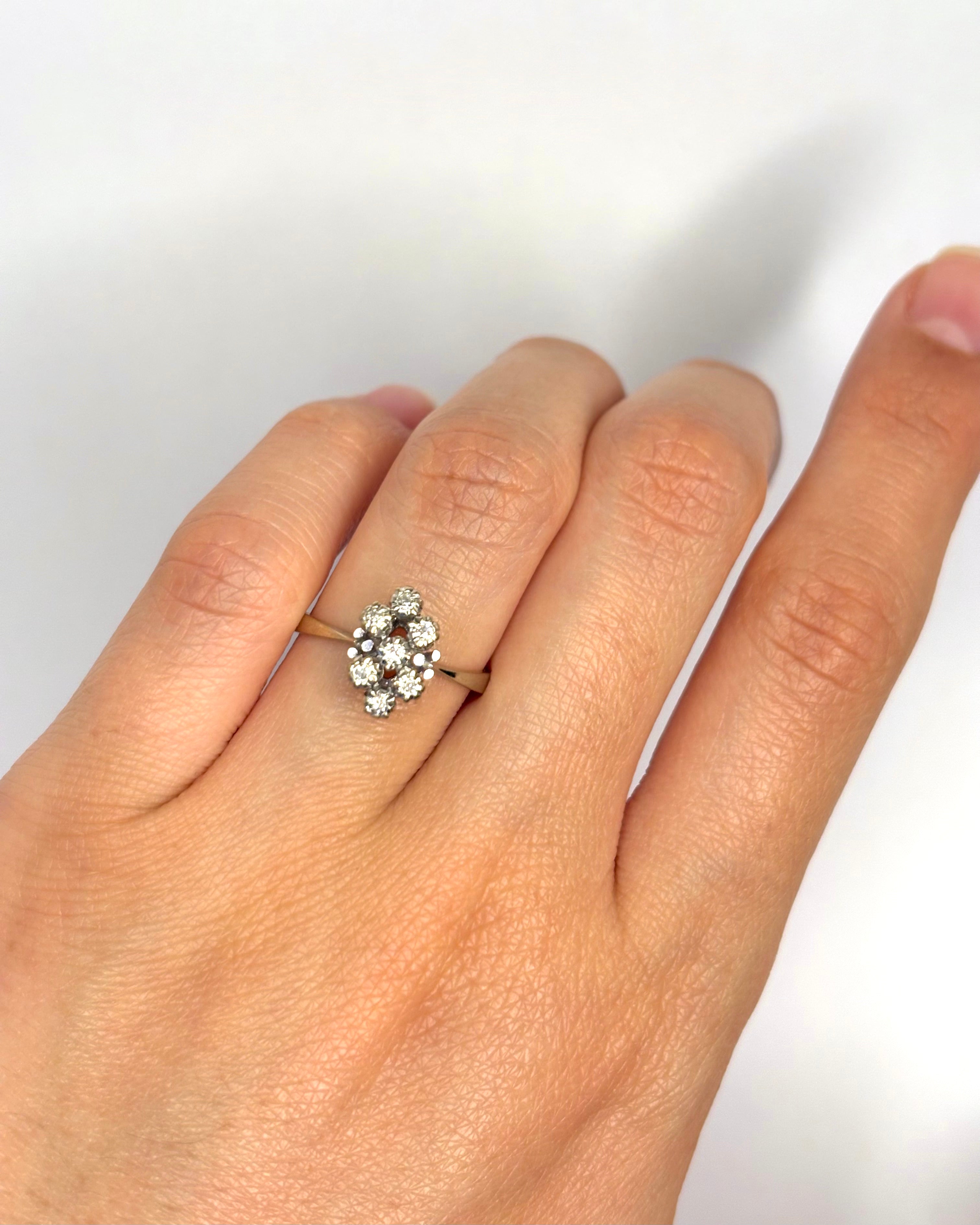 Bague Marquise Diamants "Valeria"