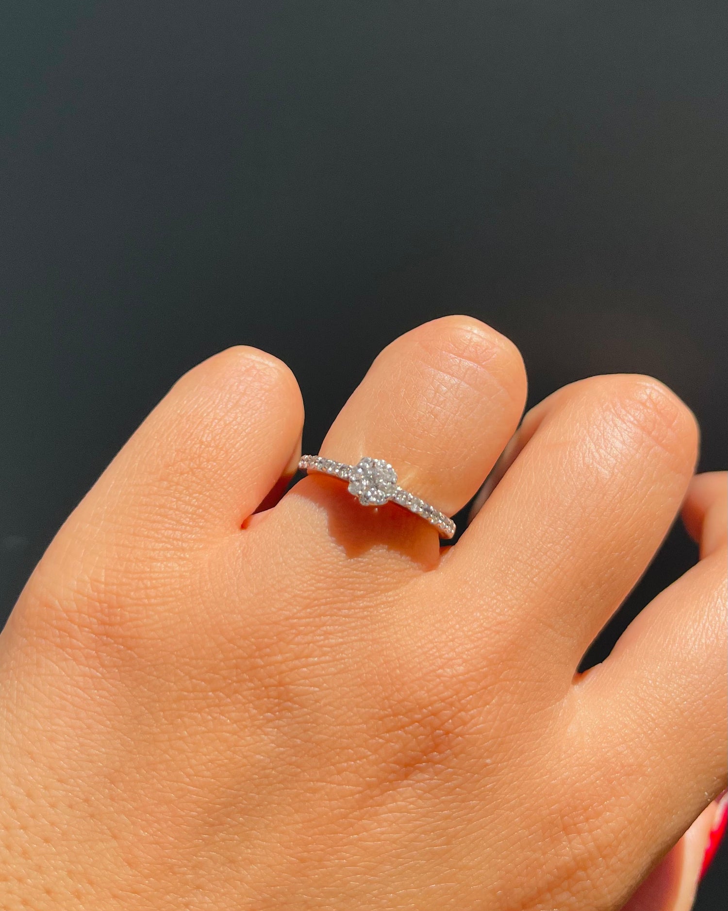 Bague Solitaire Diamants 0.38 carat "Isilde"