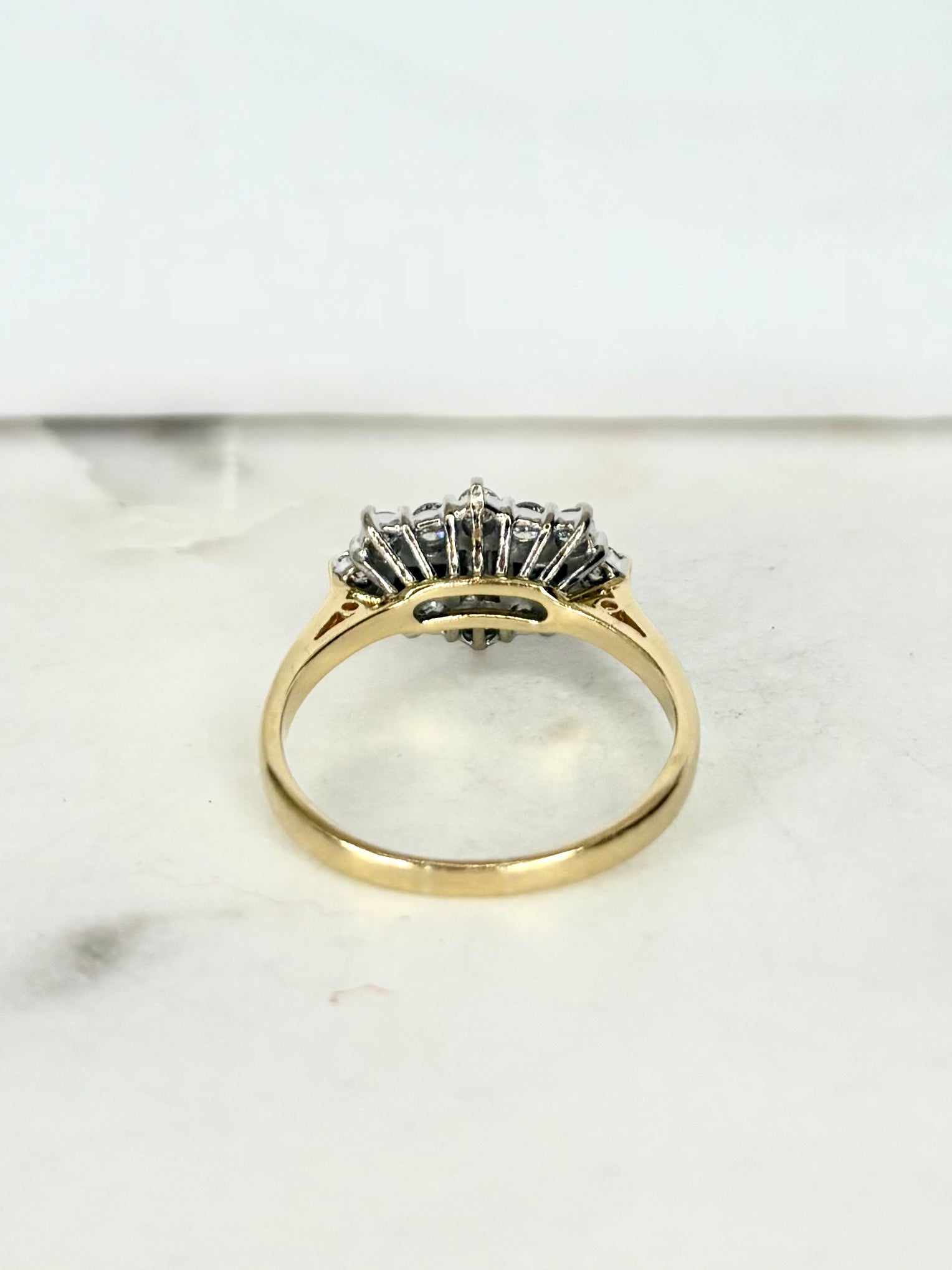 Bague Fleur Diamants 0.76 carat "Floriane"